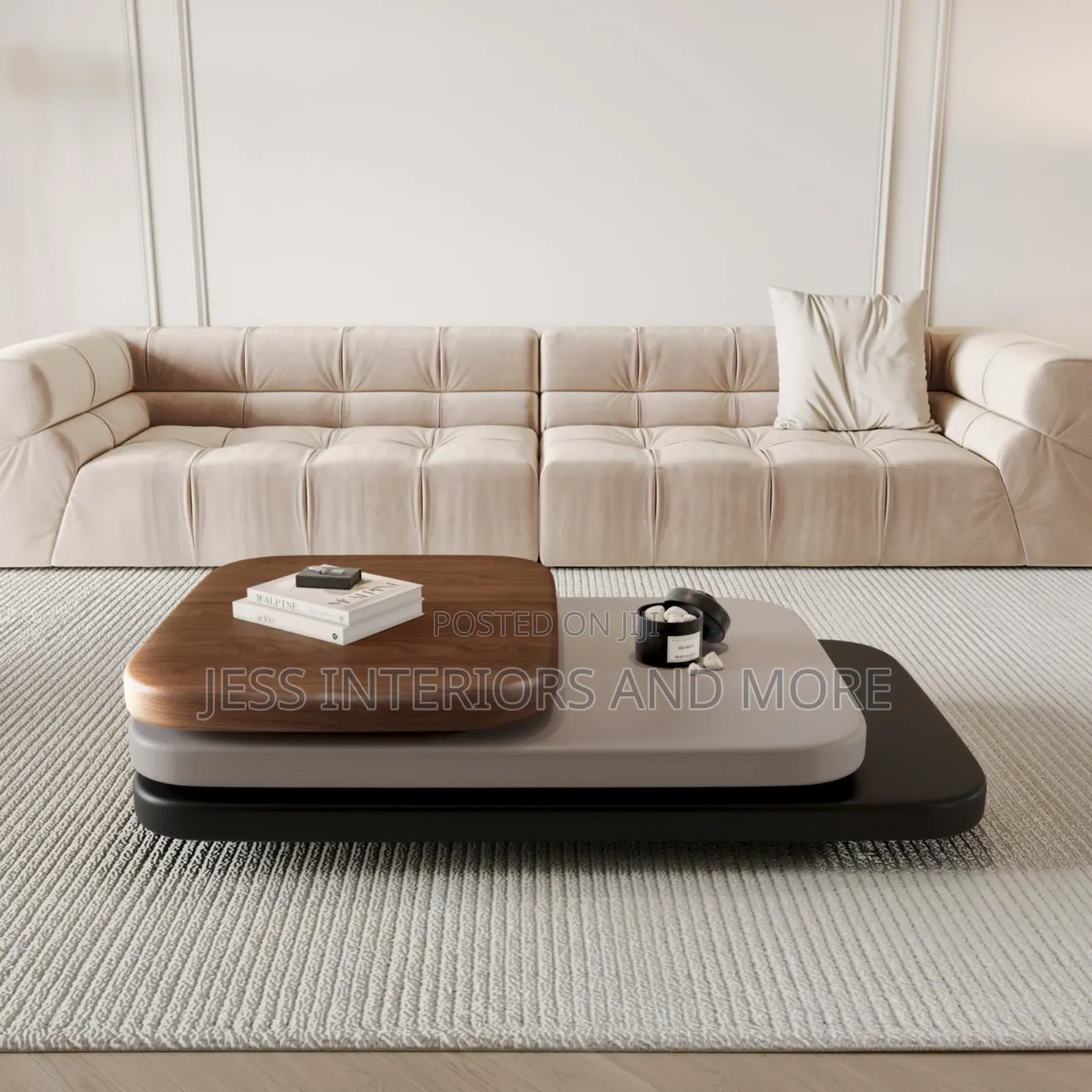 Center Table( 3-Layer Swivel )