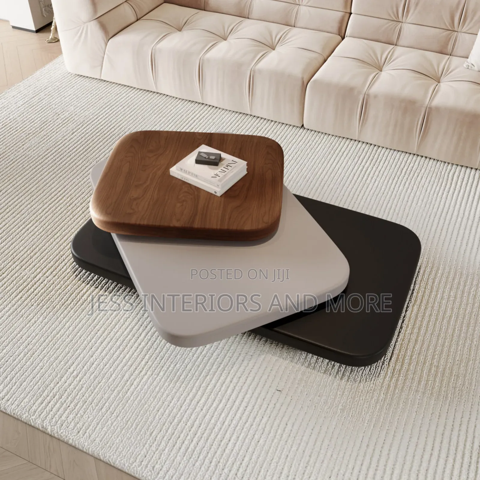 Center Table( 3-Layer Swivel )