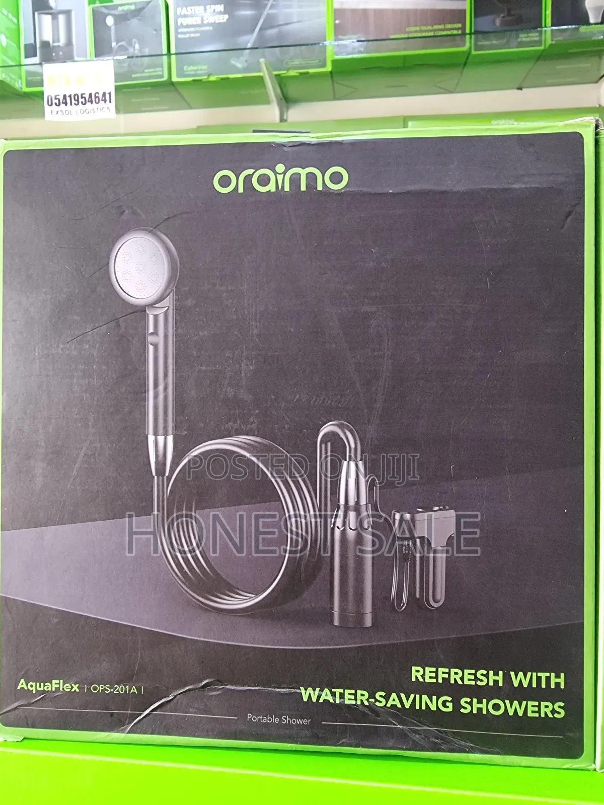 Oraimo Aquaflex Portable Rechargeable Shower Pump