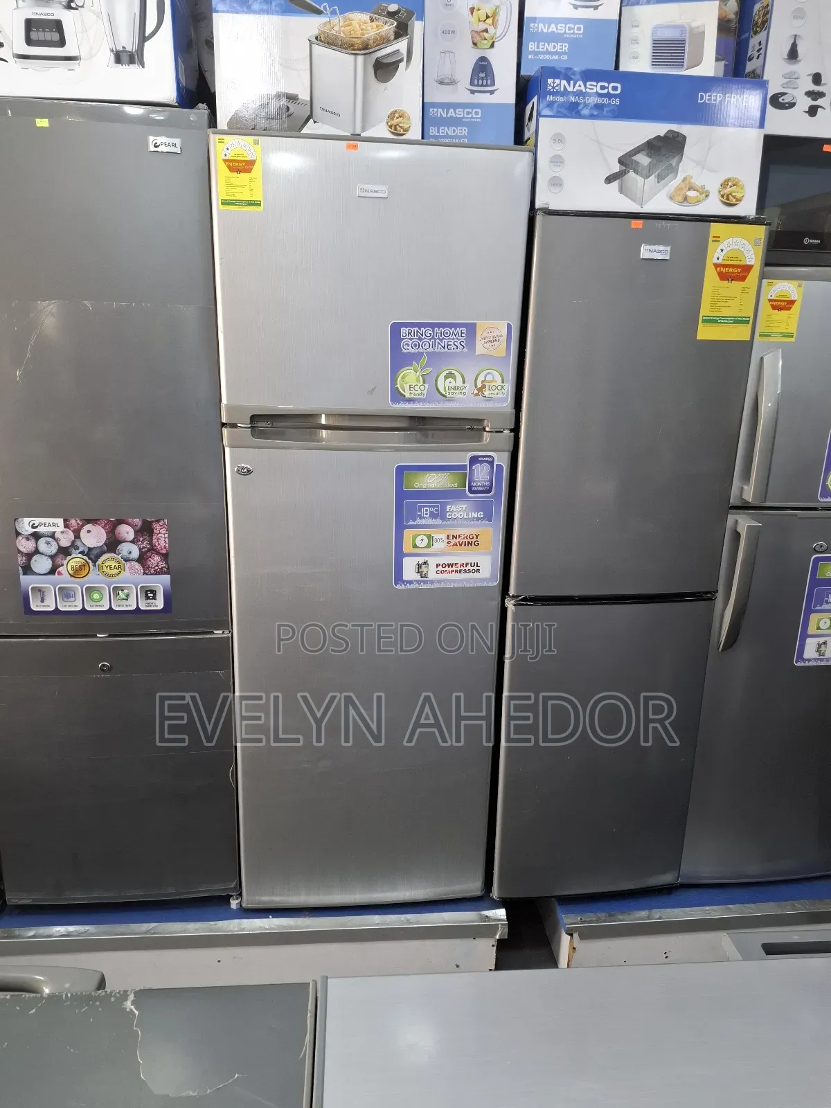Original Nasco Product 311 Litres Top Freezer Double Door