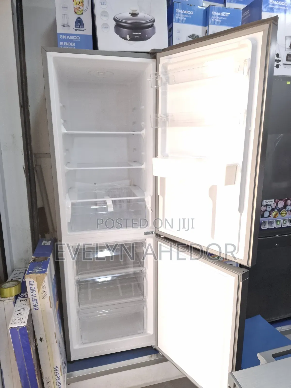 Eco Friendly Nasco Bottom Fridge 292 Litres With Water Dispe