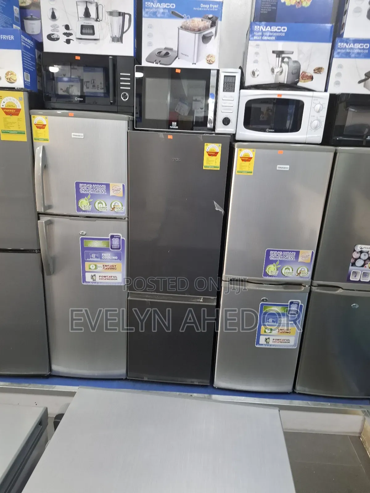 Fast Frozen TCL Bottom Fridge 163 Litres Available as Seen