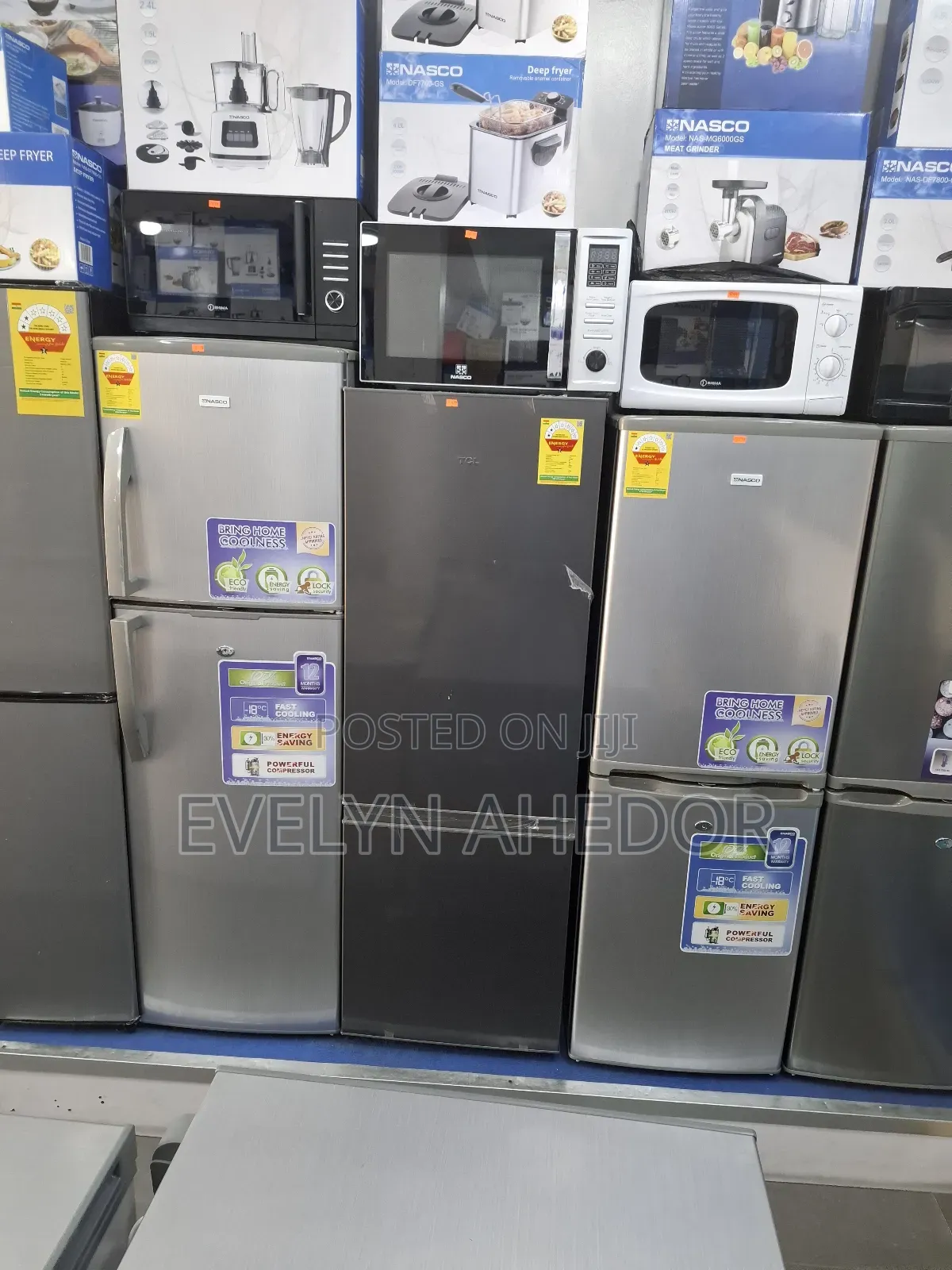 Fast Frozen TCL Bottom Fridge 163 Litres Available as Seen