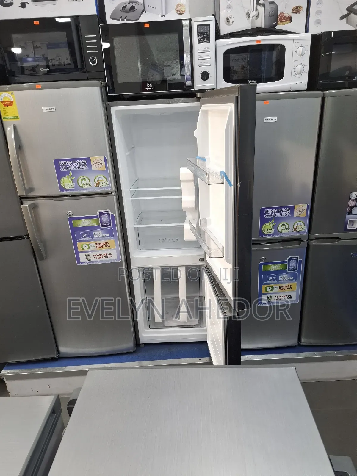 Fast Frozen TCL Bottom Fridge 163 Litres Available as Seen