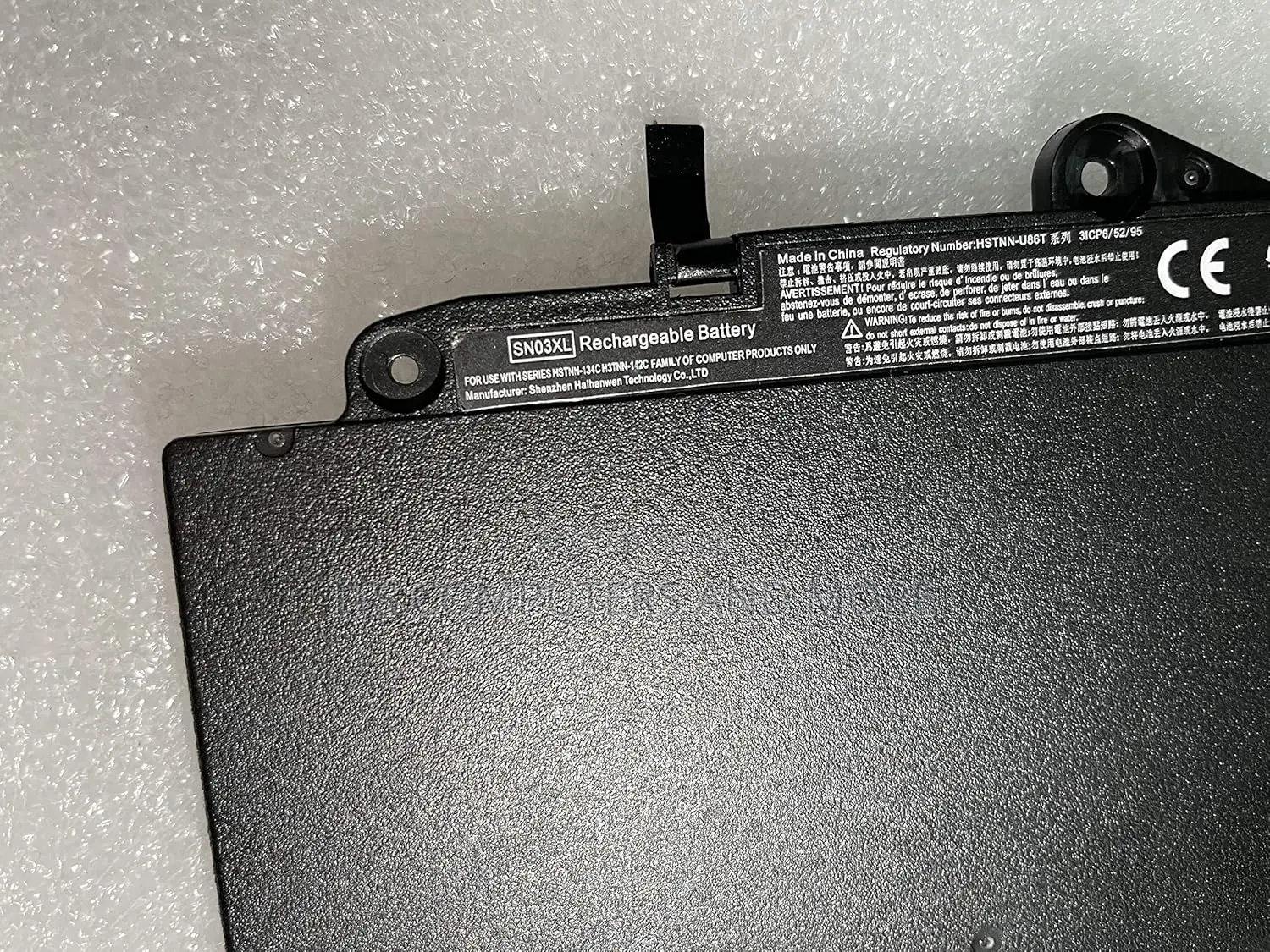 Hp Sn03xl/St03xl Battery