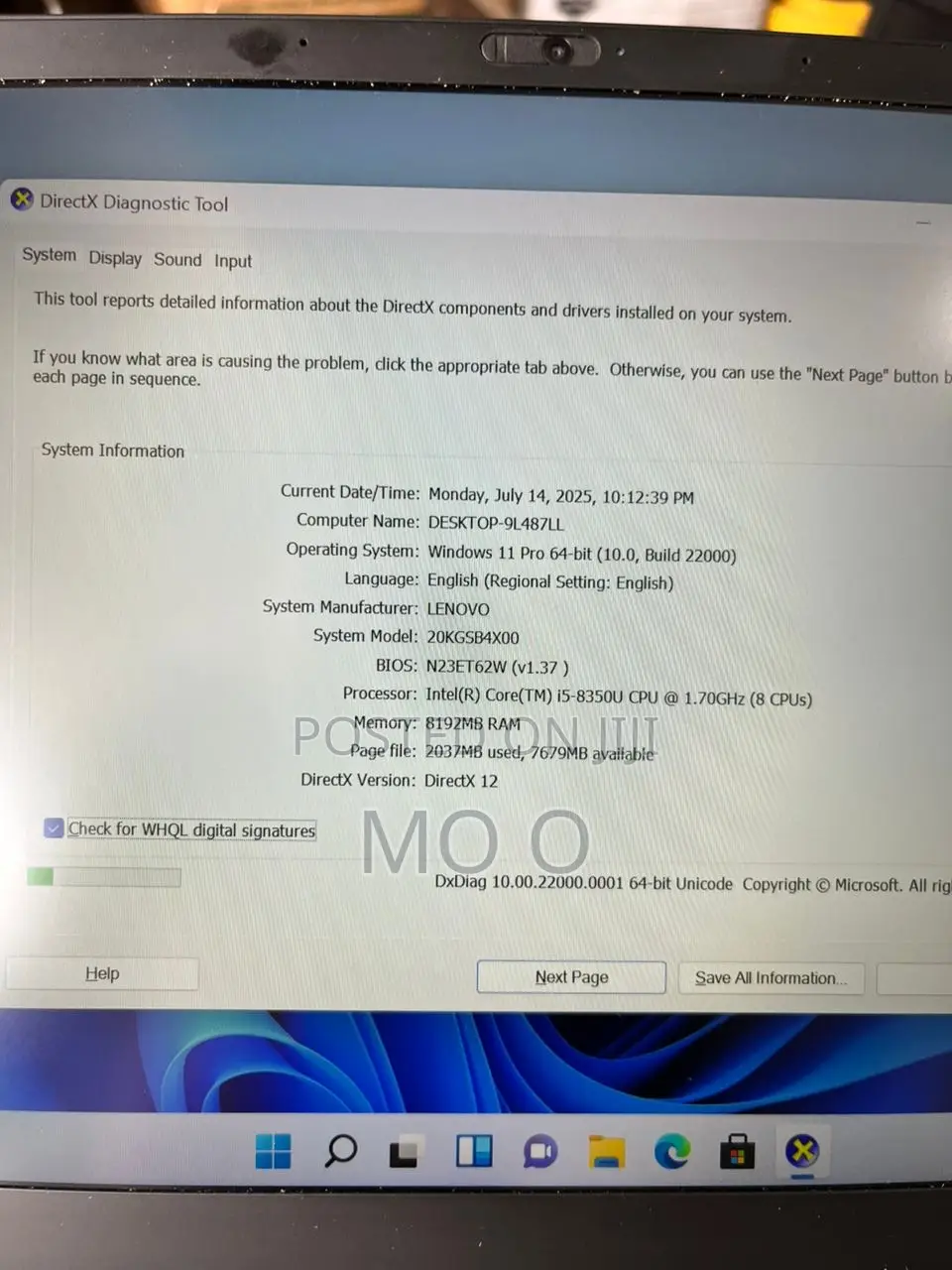 Laptop Lenovo ThinkPad X1 Carbon 8GB Intel Core I5 SSD 256GB
