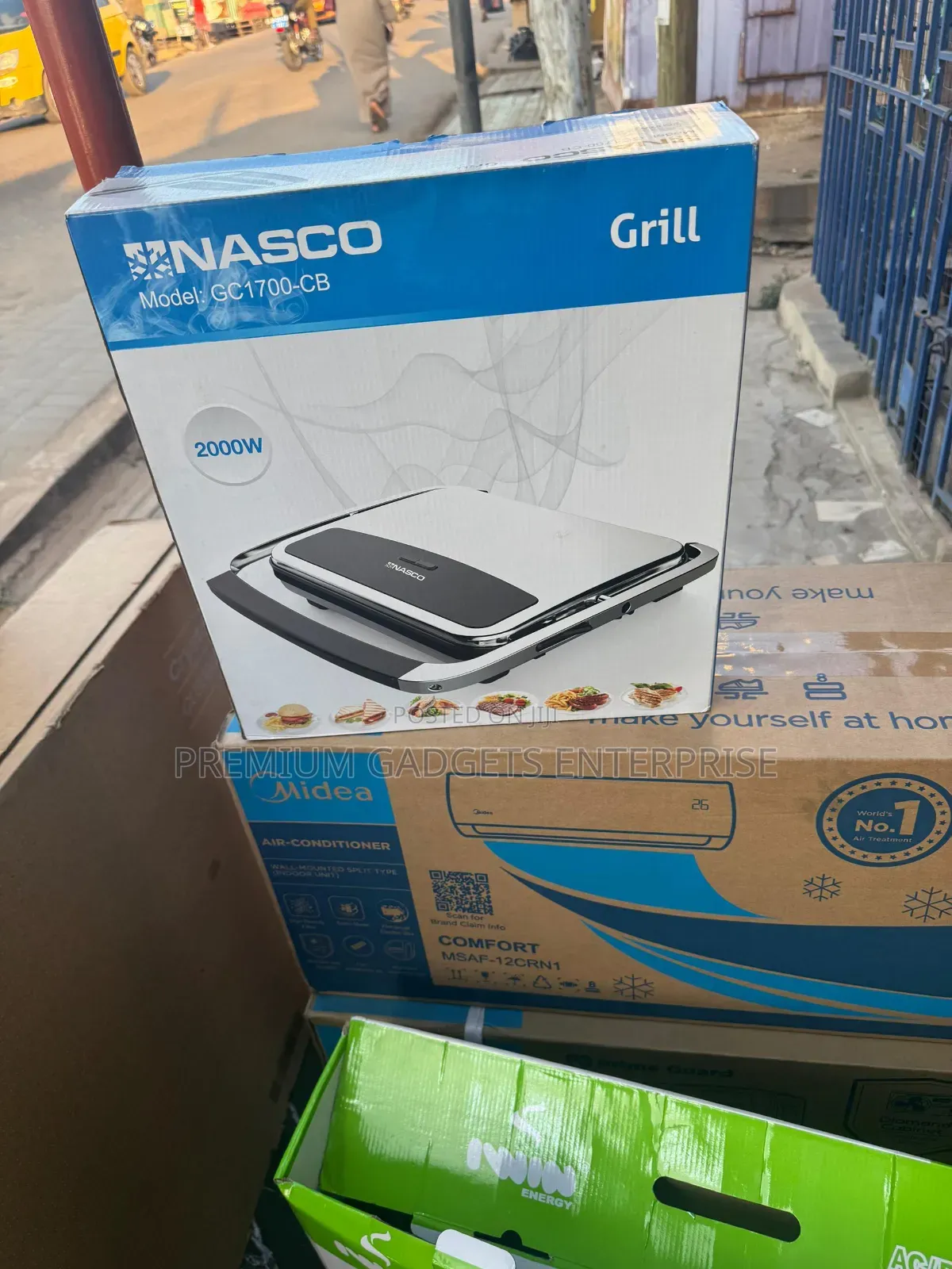 Nasco 2000w Contact Grill| Sandwich Maker Stainless Steel