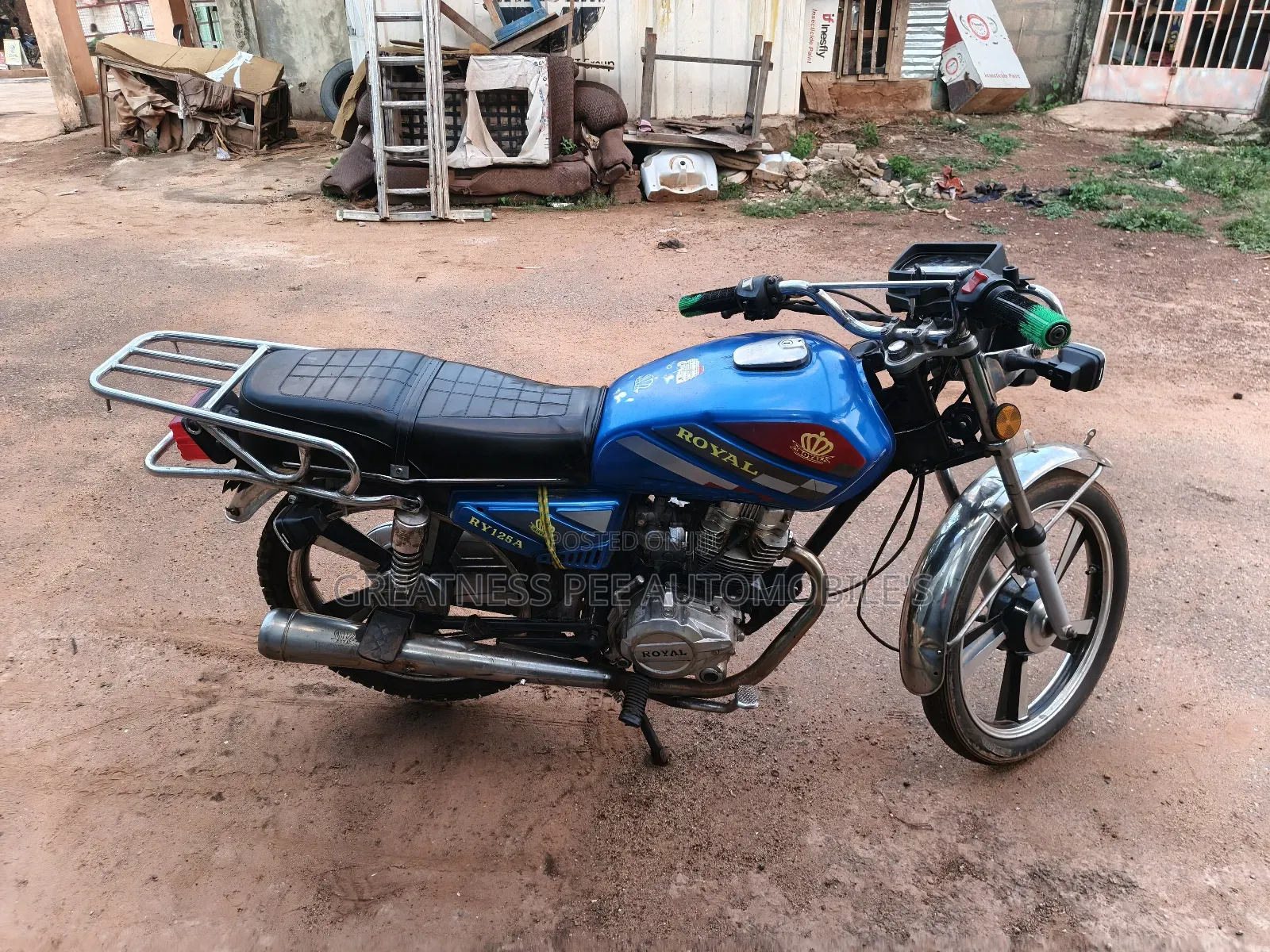 Royal Motorcycle 2015 Blue