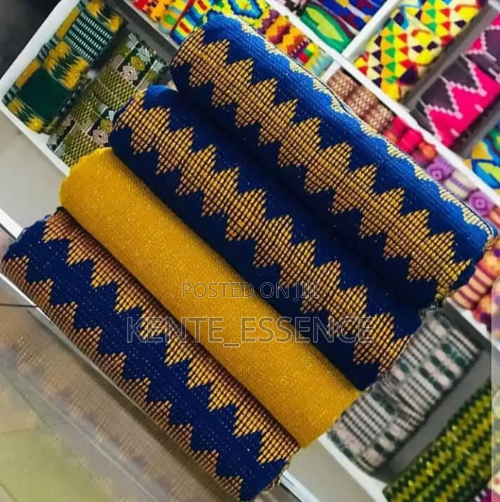 Bonwire Kente for 700 Cedis for 6 Yards