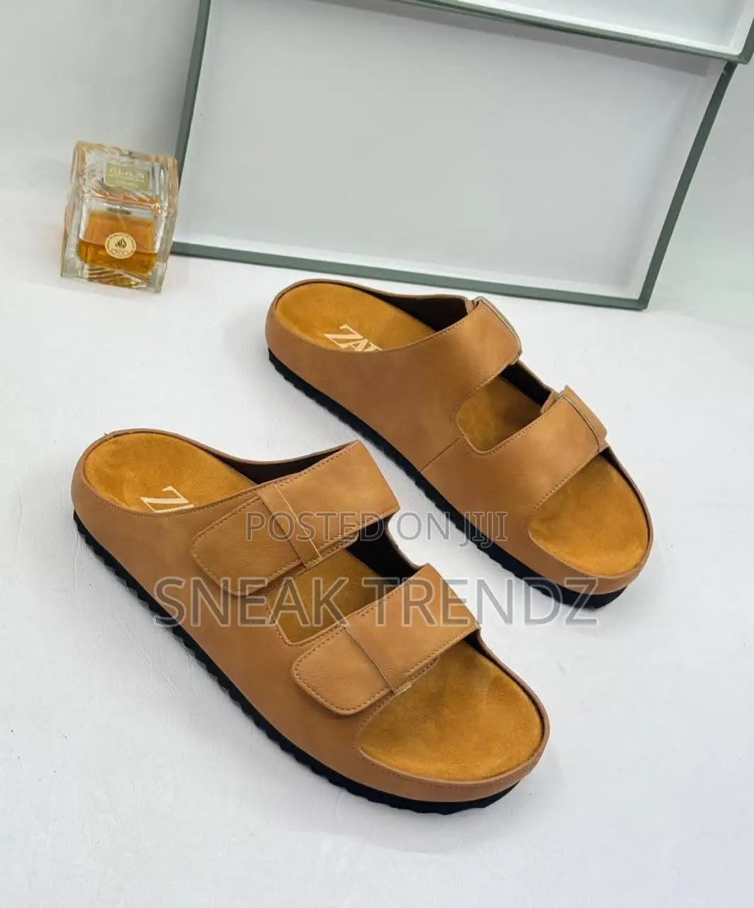 Zara Sandals Brown Leather