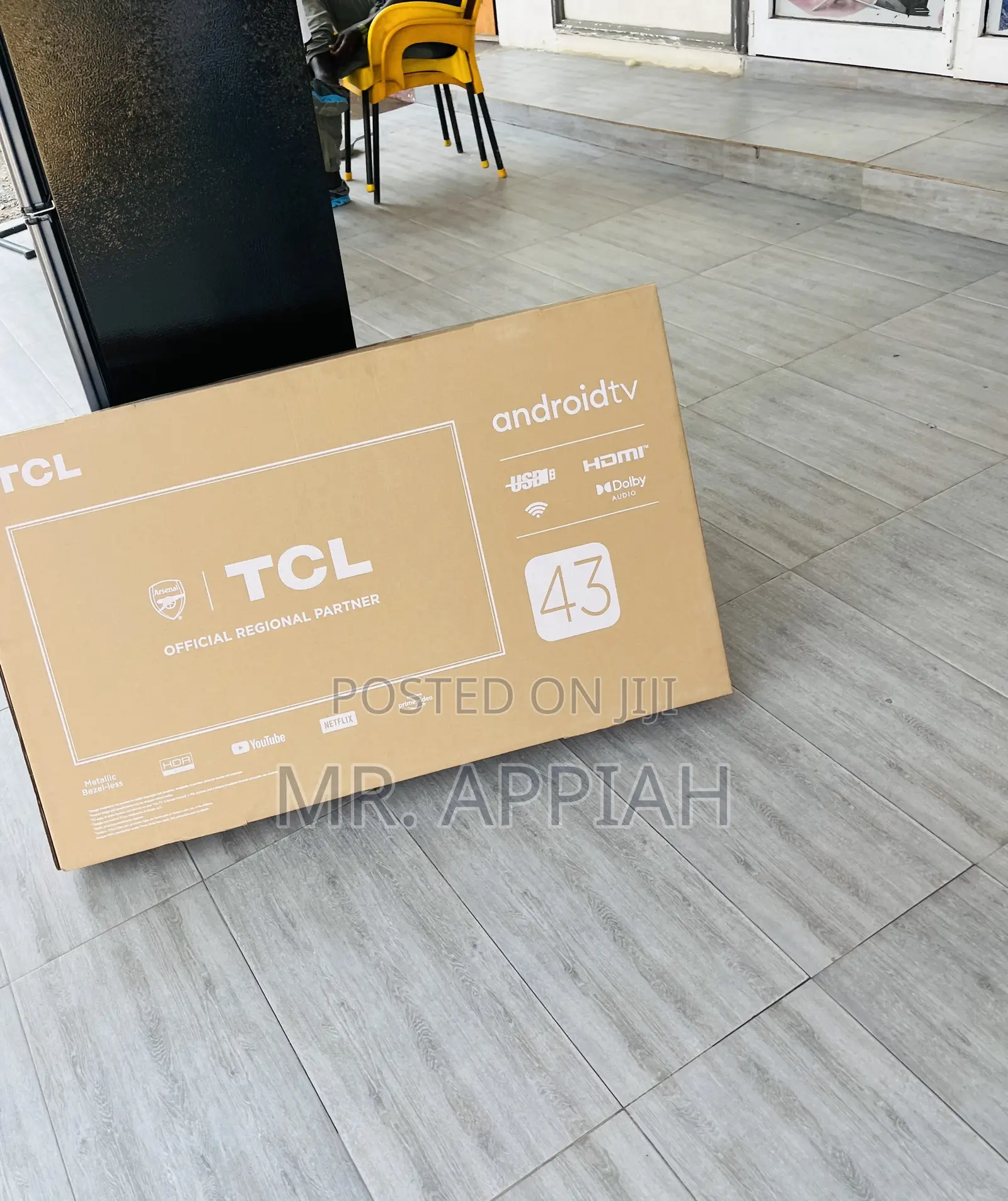 Smart TCL 43 Inch Android HDR Screen Television 