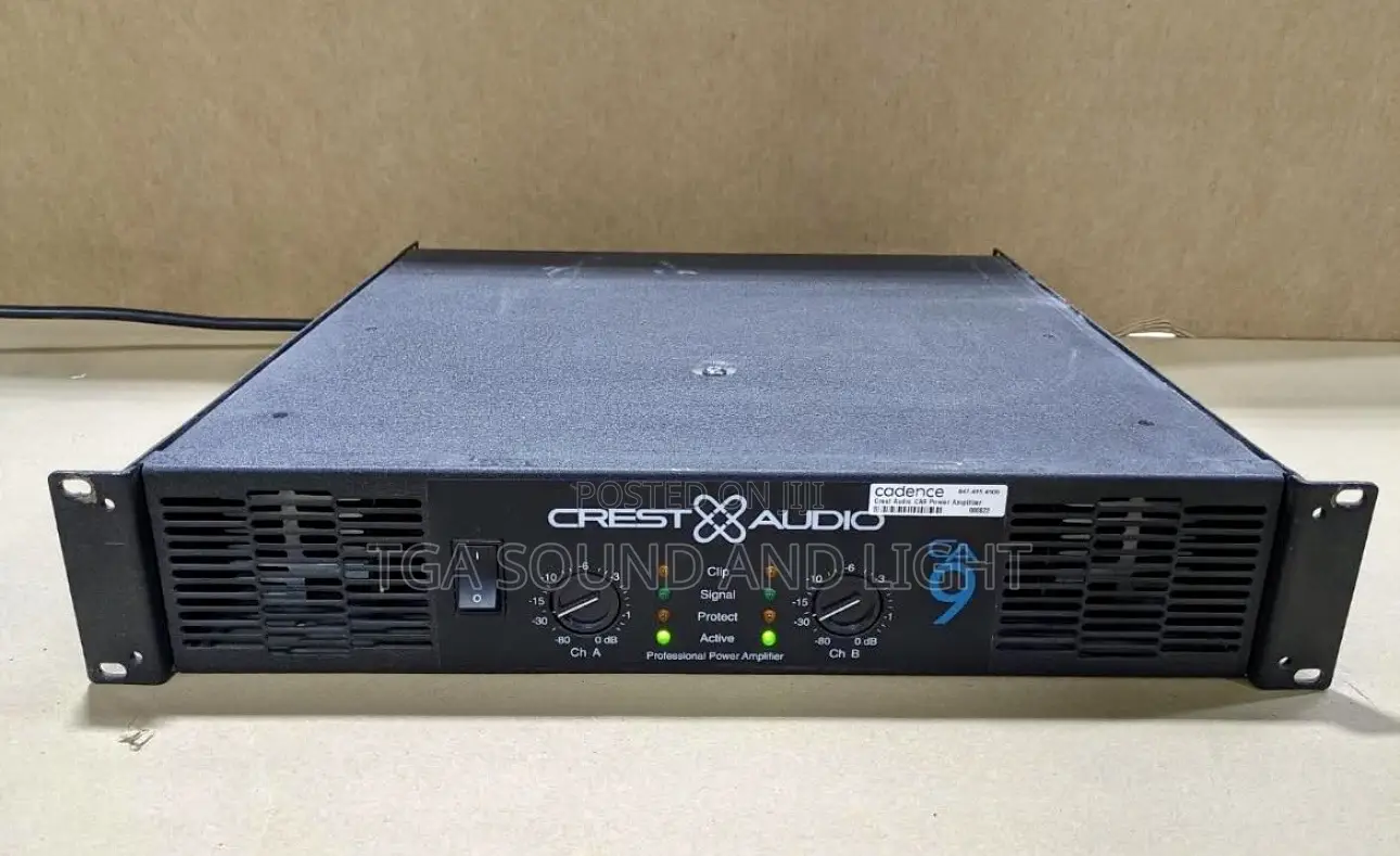 Crest Audio Ca 9 Stereo Power Amplifier
