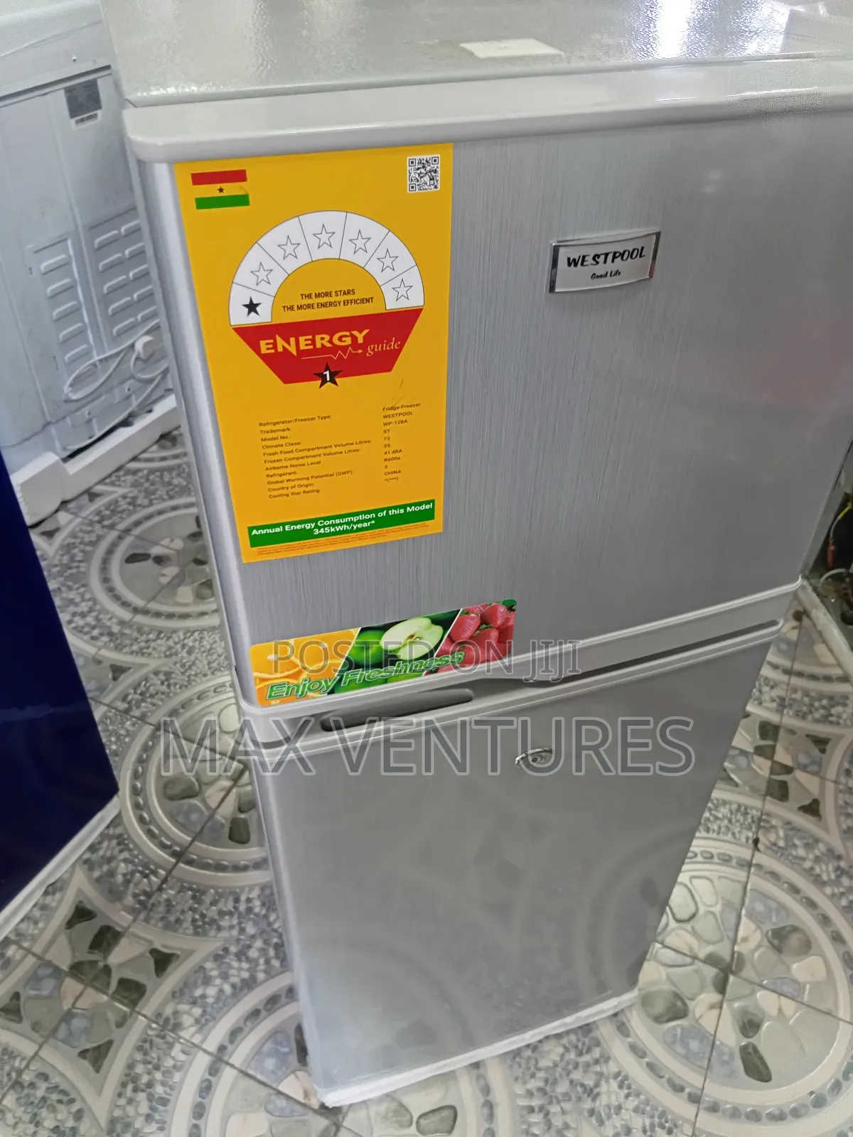 Lock Security Westpool Wp 128a 108l Fridge Freezer Westpool