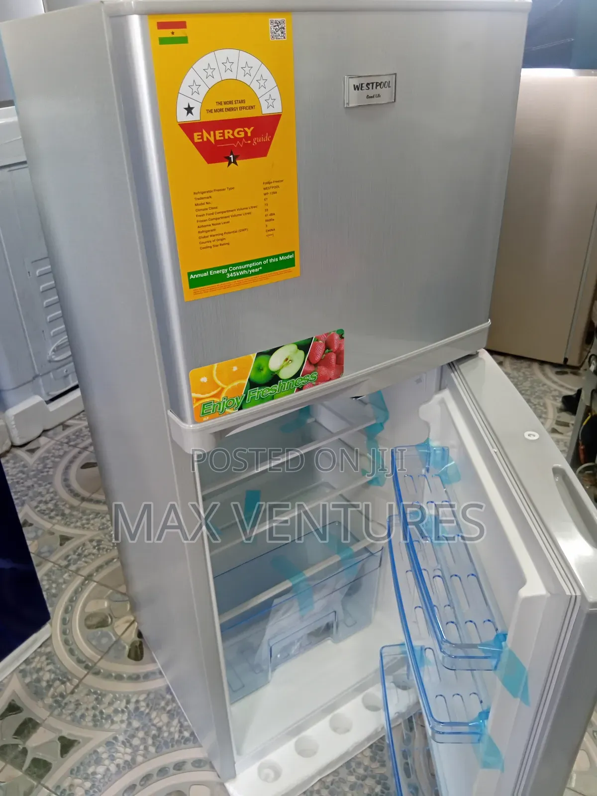 Lock Security Westpool Wp 128a 108l Fridge Freezer Westpool