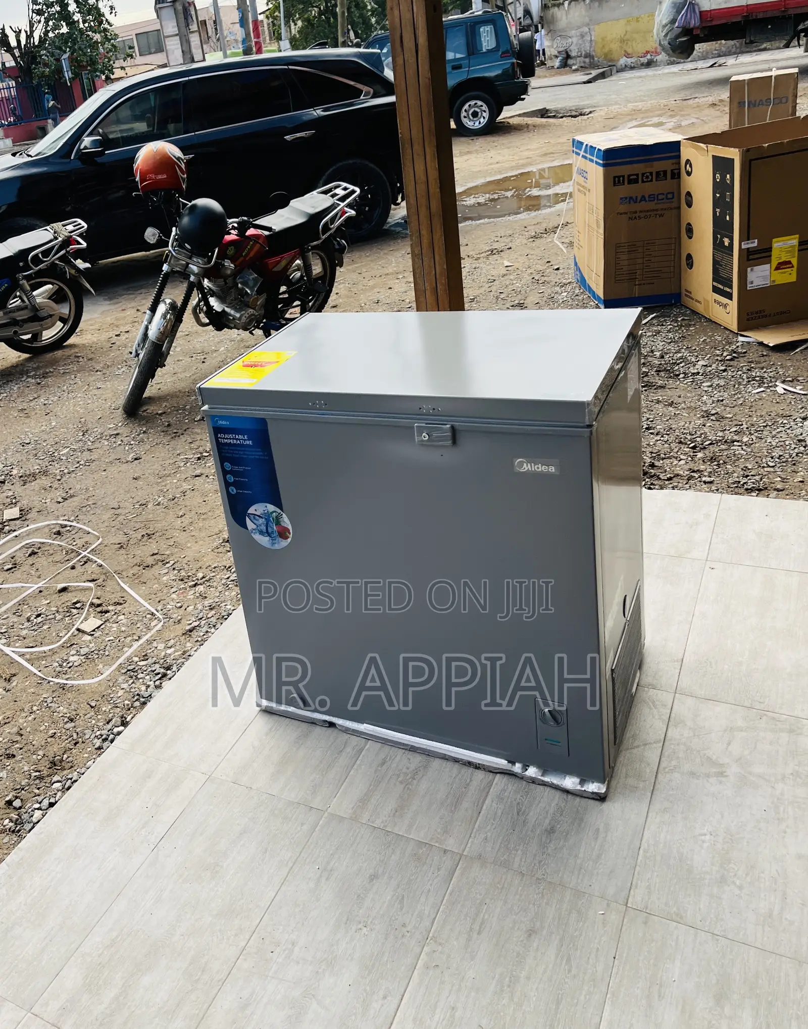 Most Unique Midea 200 Liters Electric Chest Freezer(Gray).