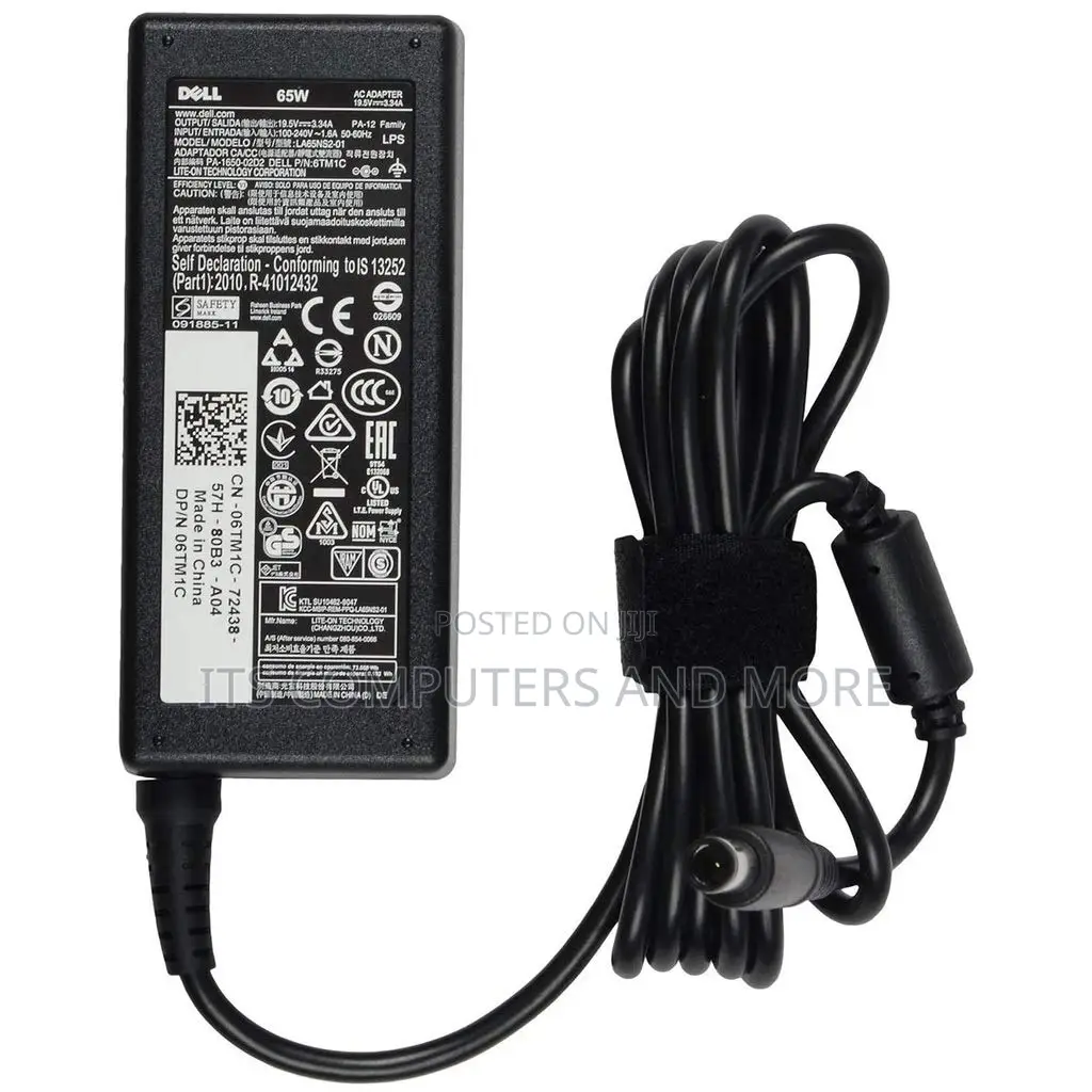 Dell Big Pin 65w Home Used Adapter