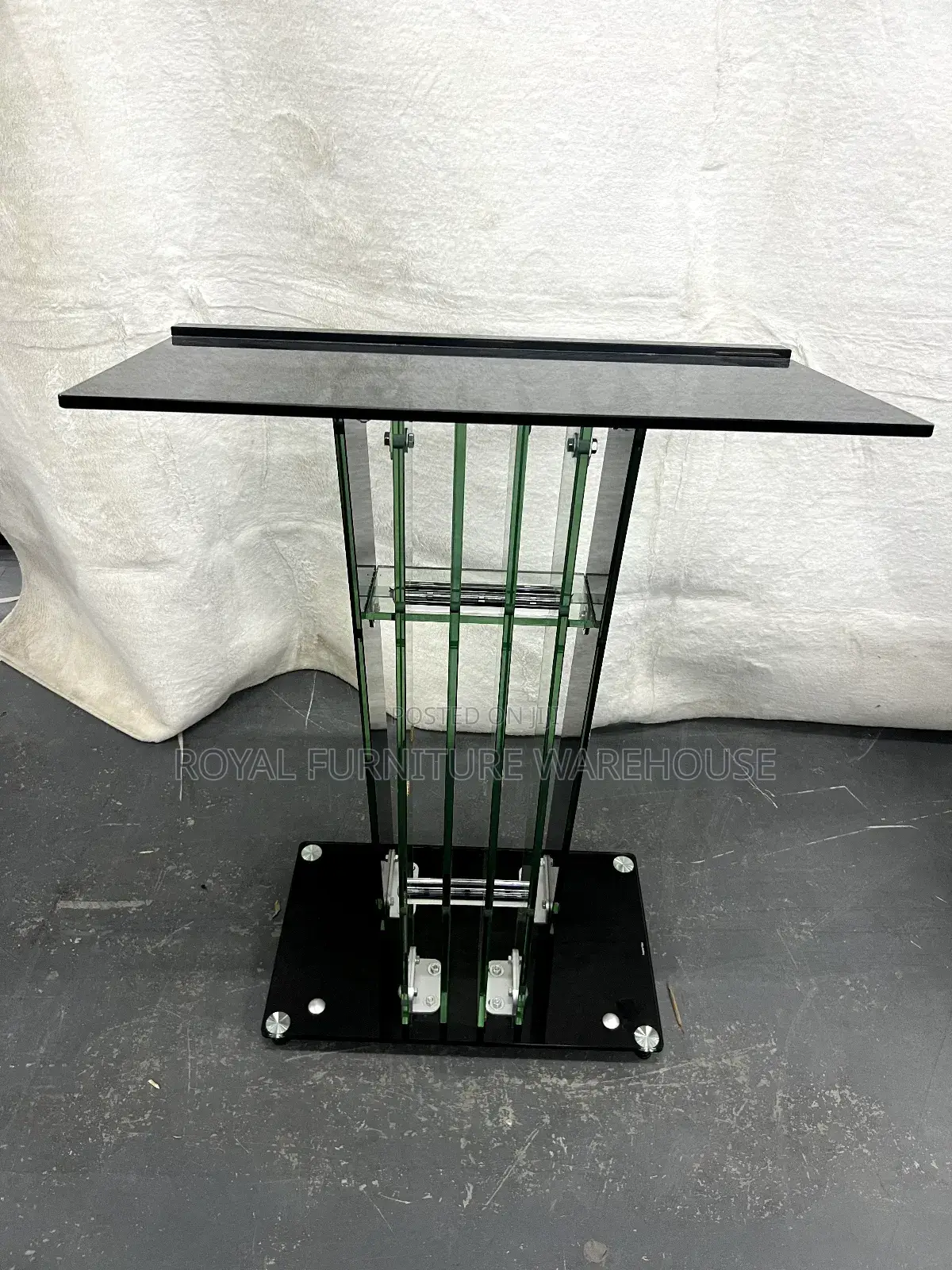 Authentic Tempered Glass Church Preaching Pulpit