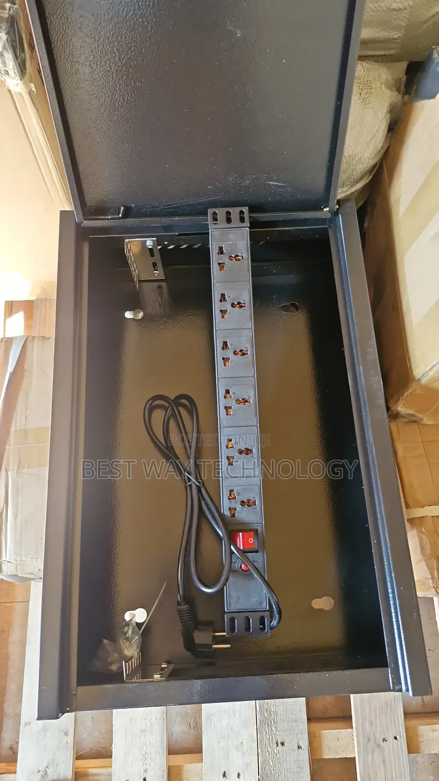 2u Rack With Pdu and Fan