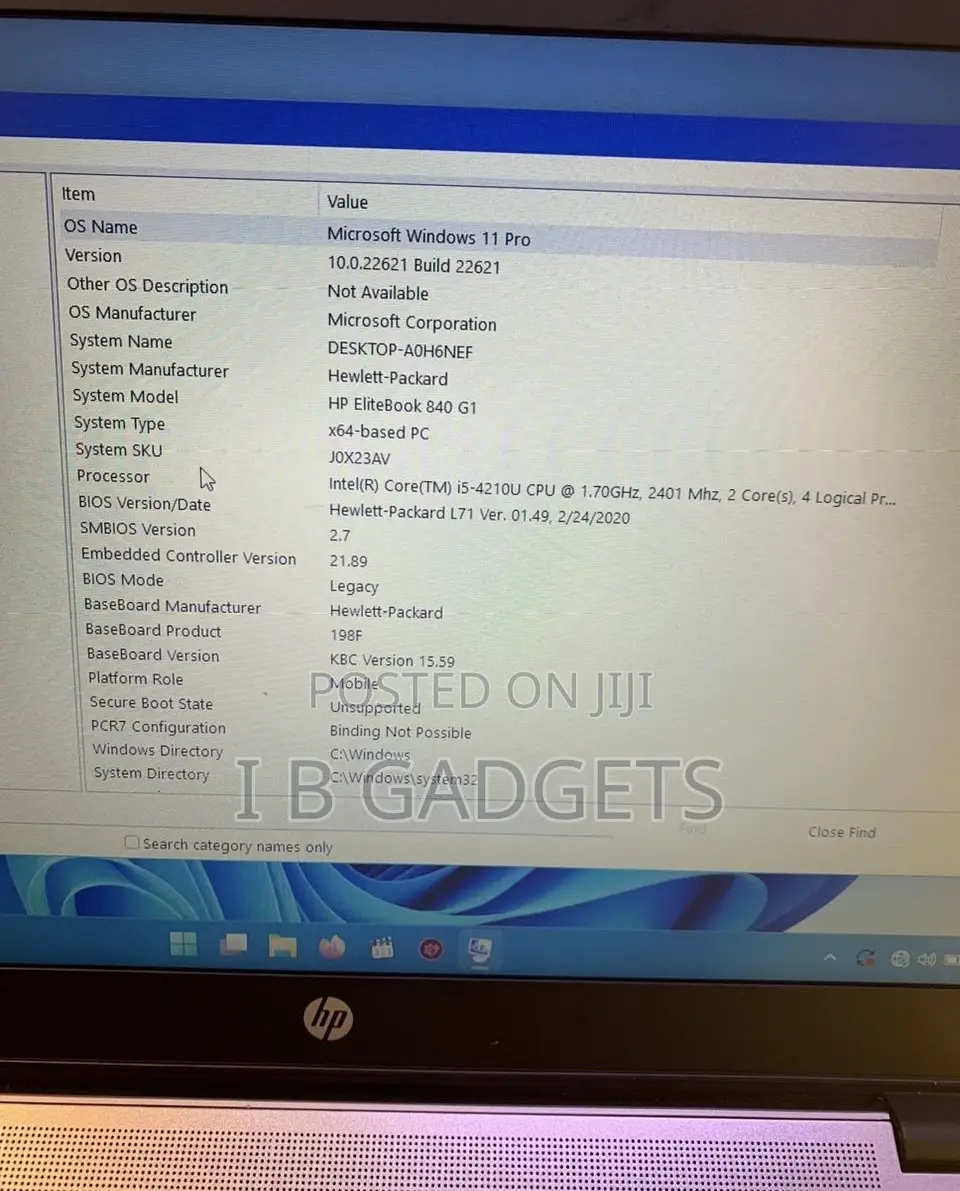 Laptop HP EliteBook 840 G1 8GB Intel Core I5 HDD+SSD 500GB