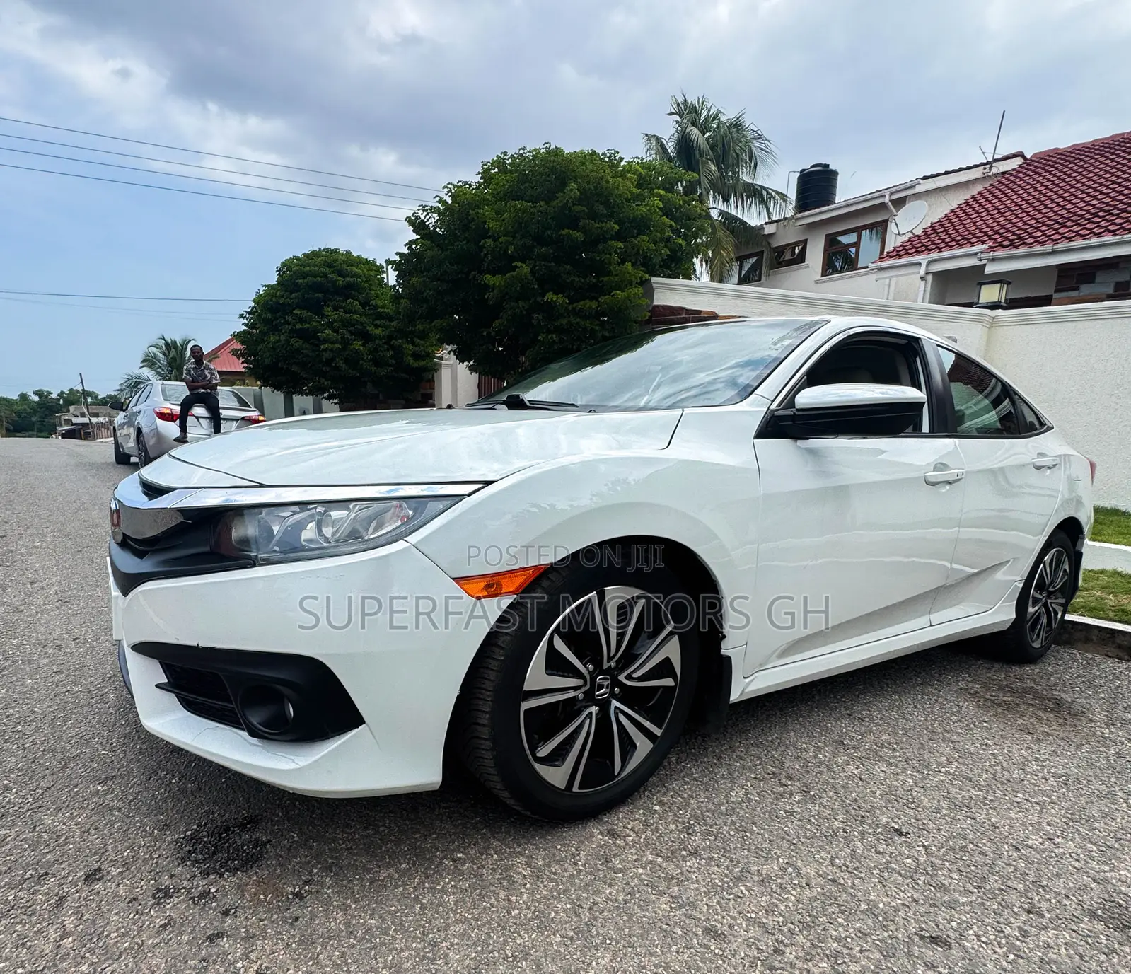 Honda Civic Touring 4dr Sedan (1.5L 4cyl) 2017 White