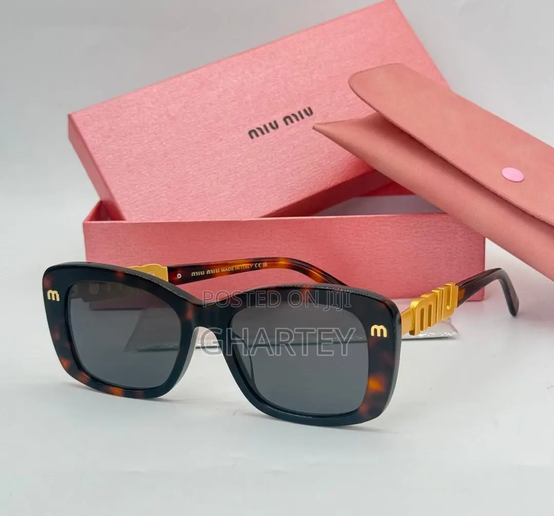 Miumiu Ladies Square Sunglasses - Showing 3 Colors as Seen