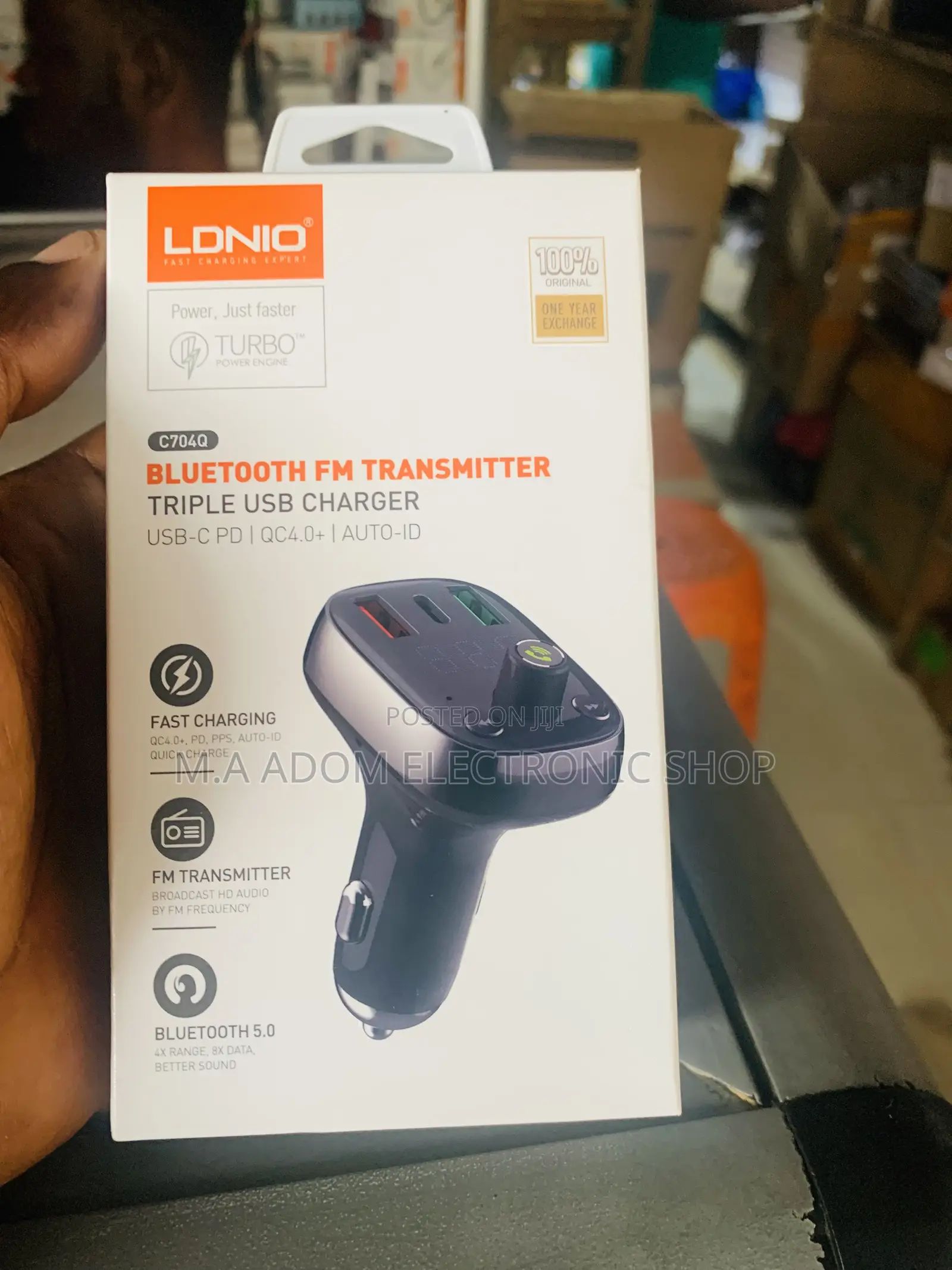 Quick Charge Fm Bluetooth Transmitter