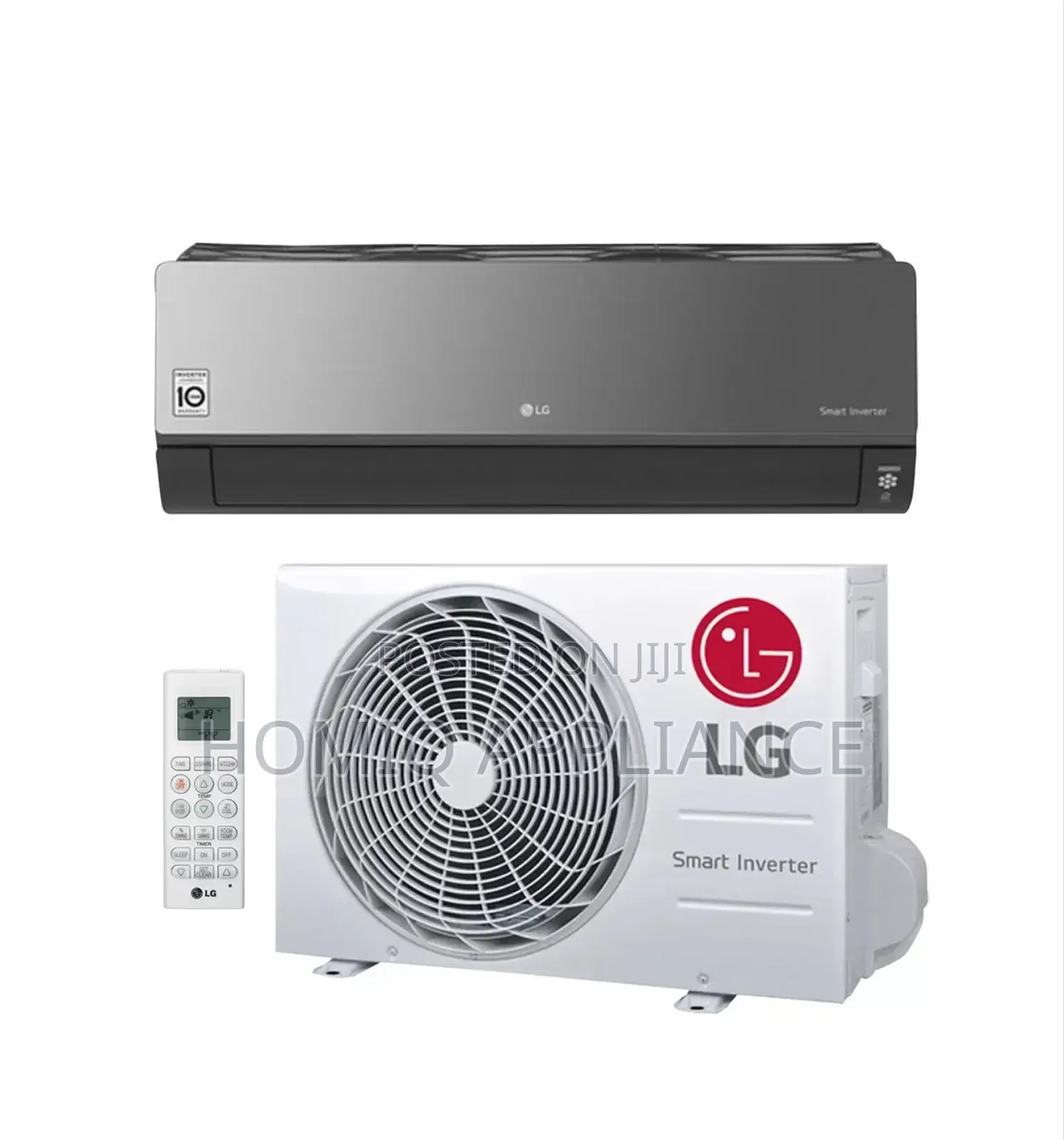Lg 1.5hp Ac R410a Artcool Dual Inverter Black Colour