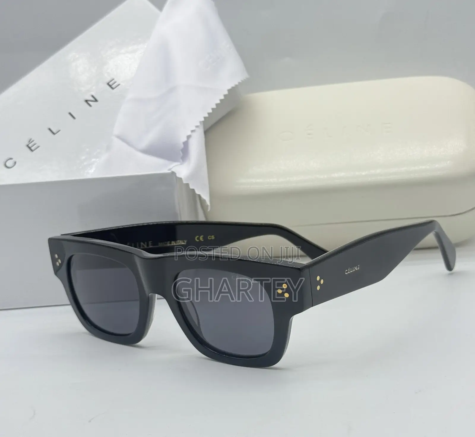 Celine Square Luxury Glasses - Dark Plain Glasses