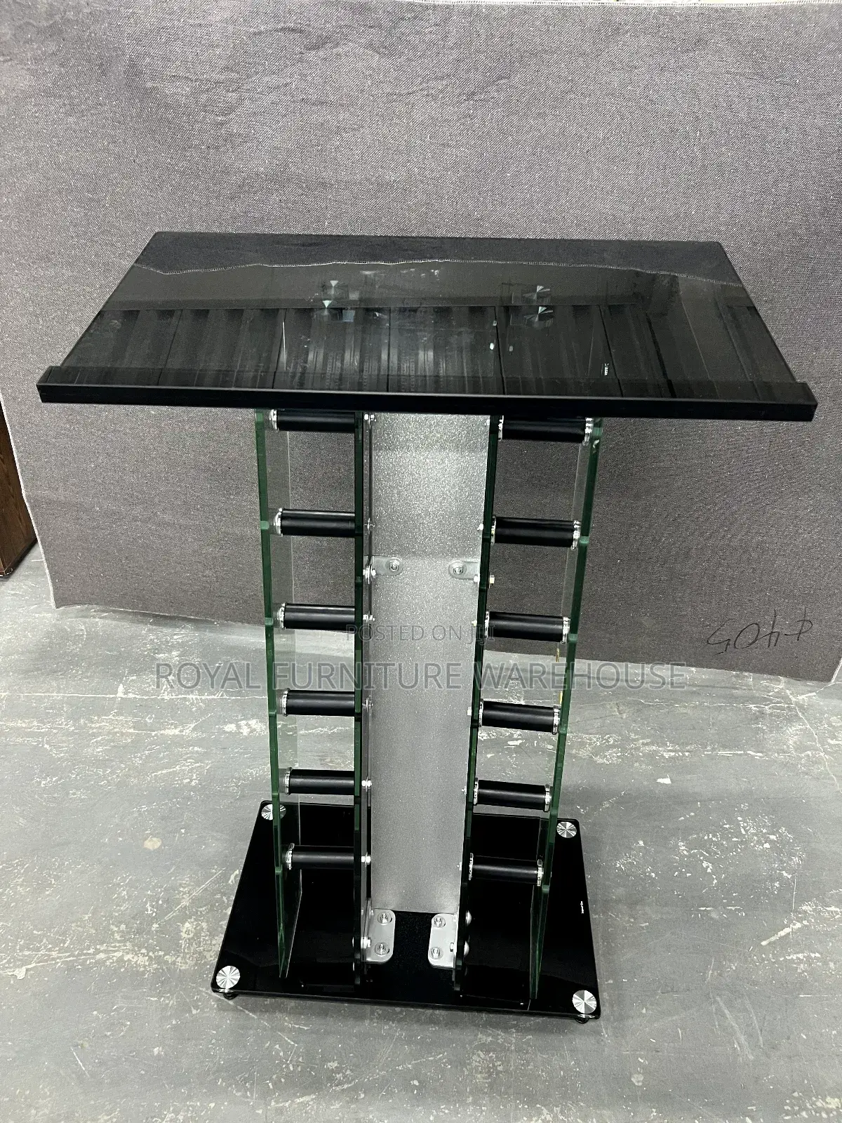 Church Preaching Pulpit Made of Tempered Glass