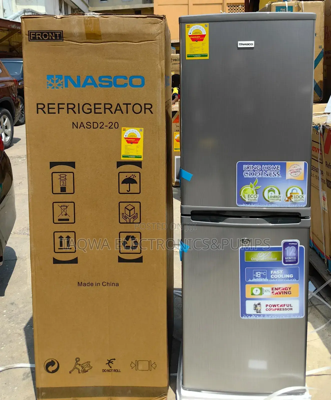 Capacity of 142 - Litres Nasco Fridge 