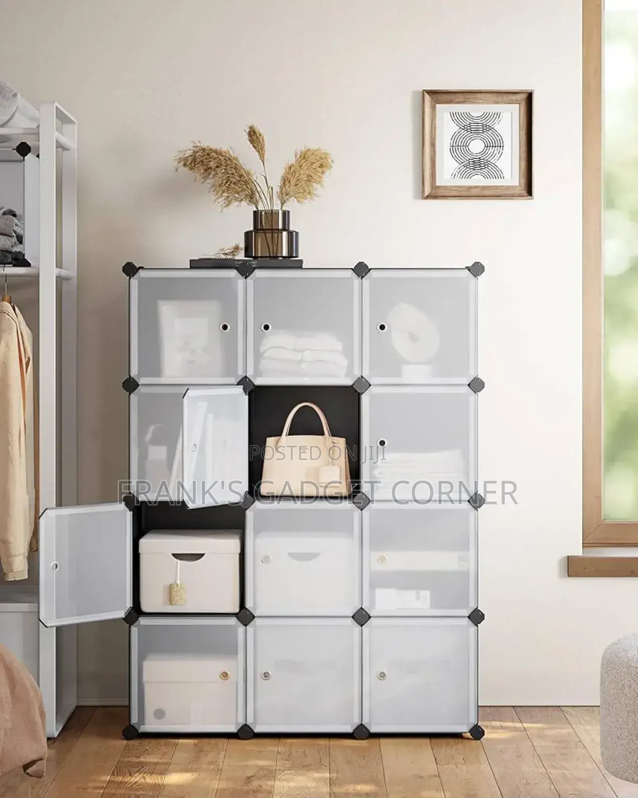 12 Cubes Plastic Wardrobe