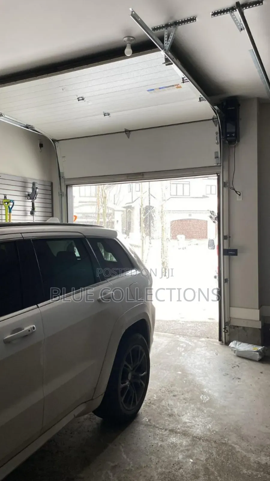 Smart Garage Door With Fanlight
