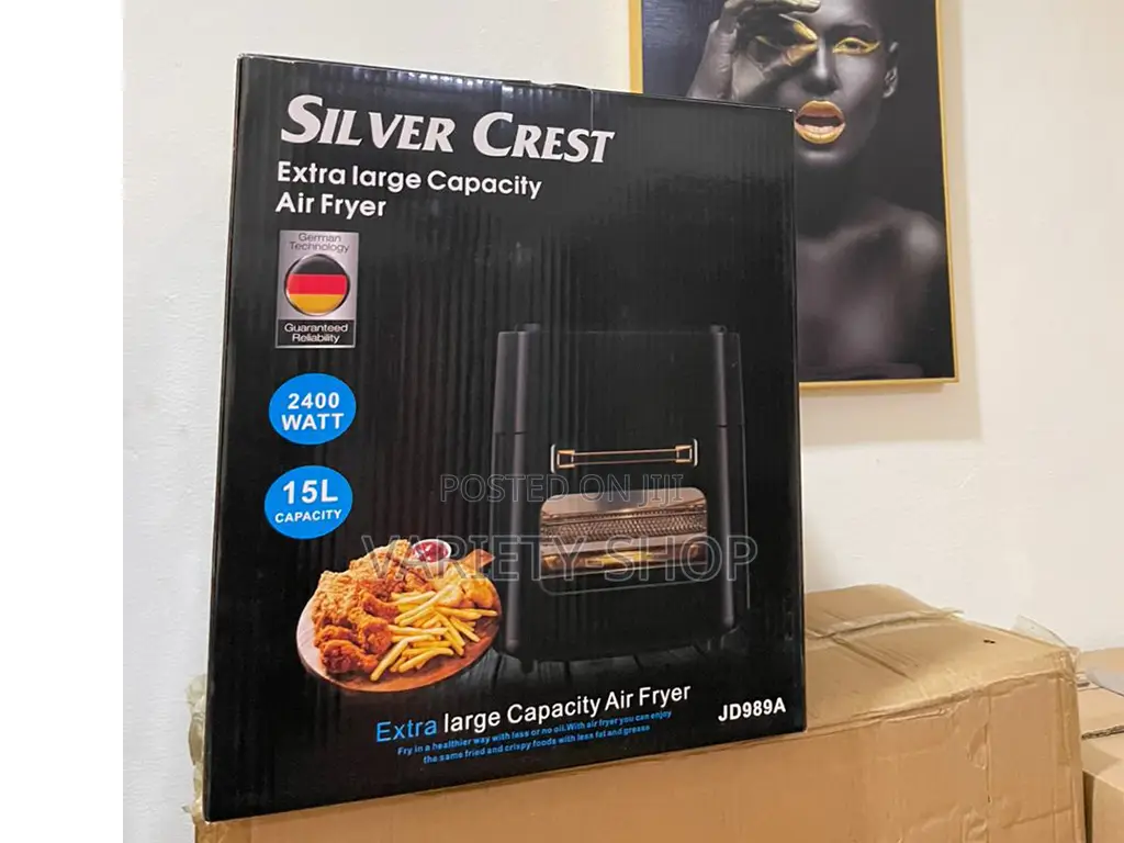 Multifunctional 15l Silver Crest Oil Free Air Fryer
