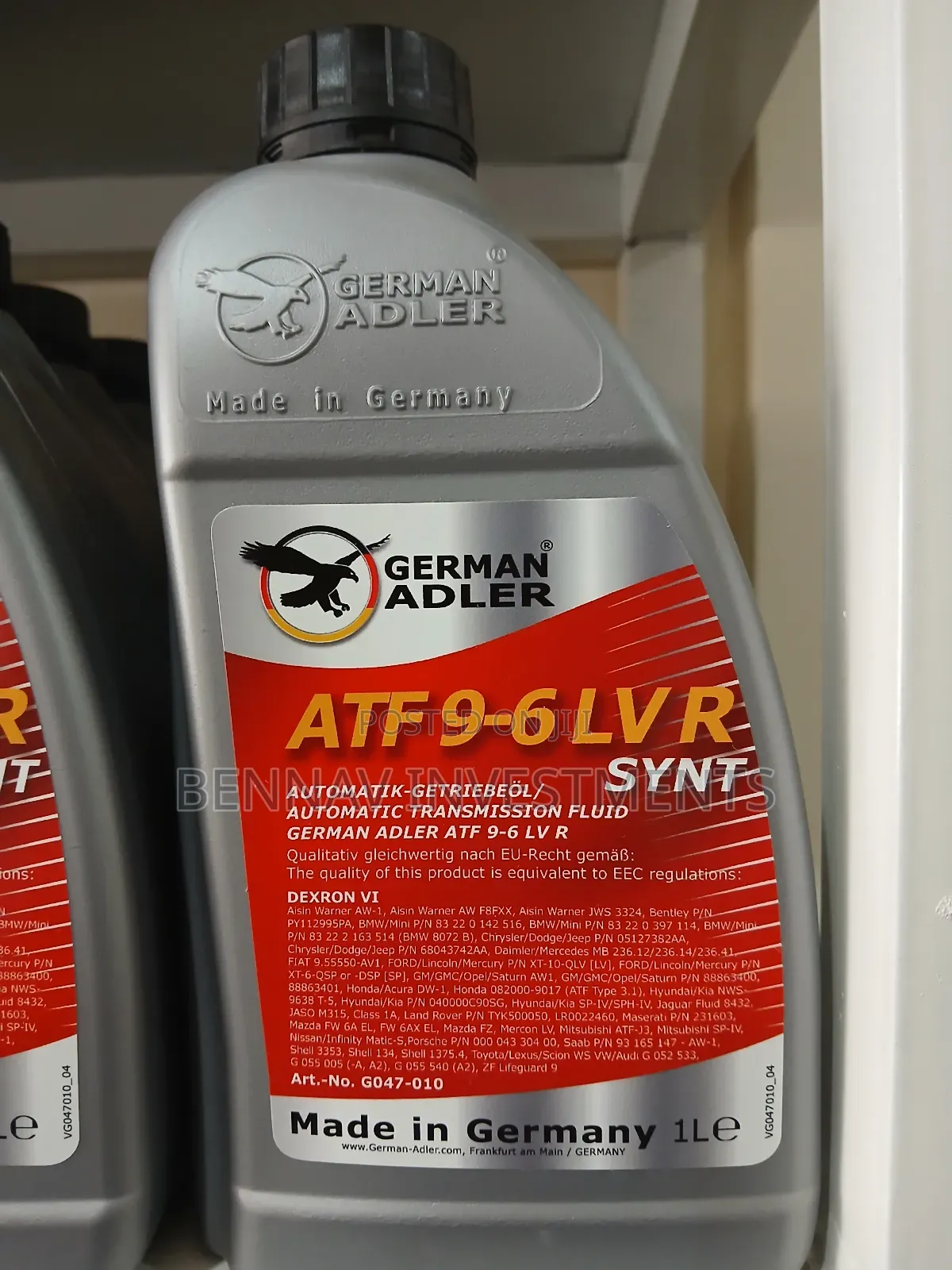 German Adler Atf 9-6 Lv R