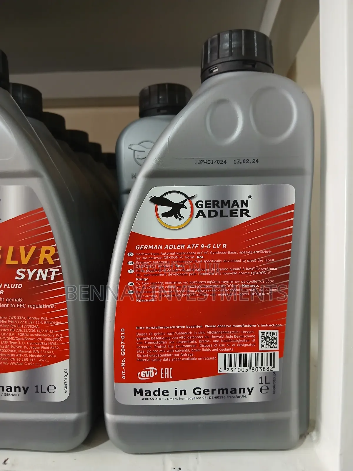 German Adler Atf 9-6 Lv R