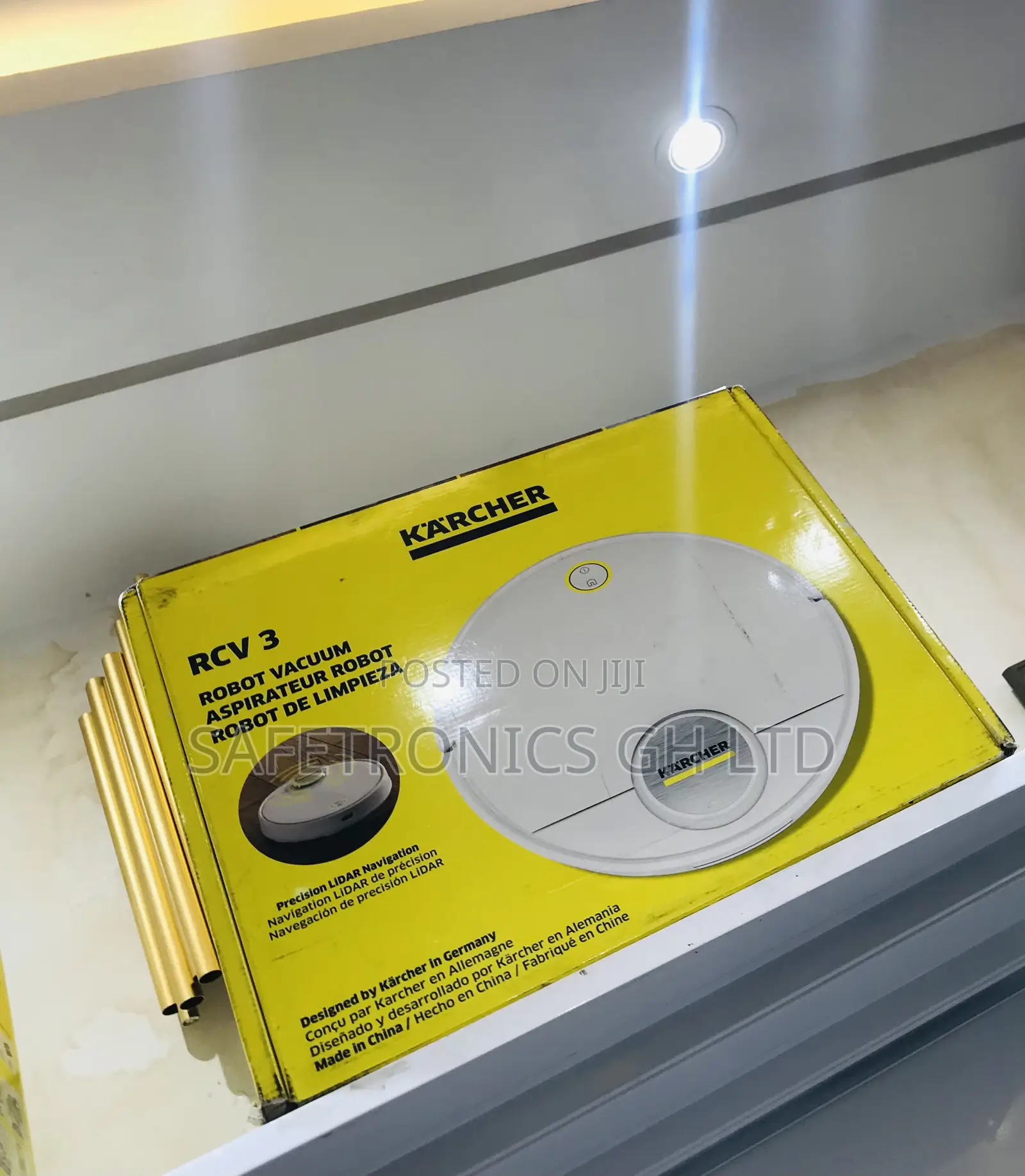 Kindly Choose Floor-Care Robot Karcher White RCV 3 Vacuum