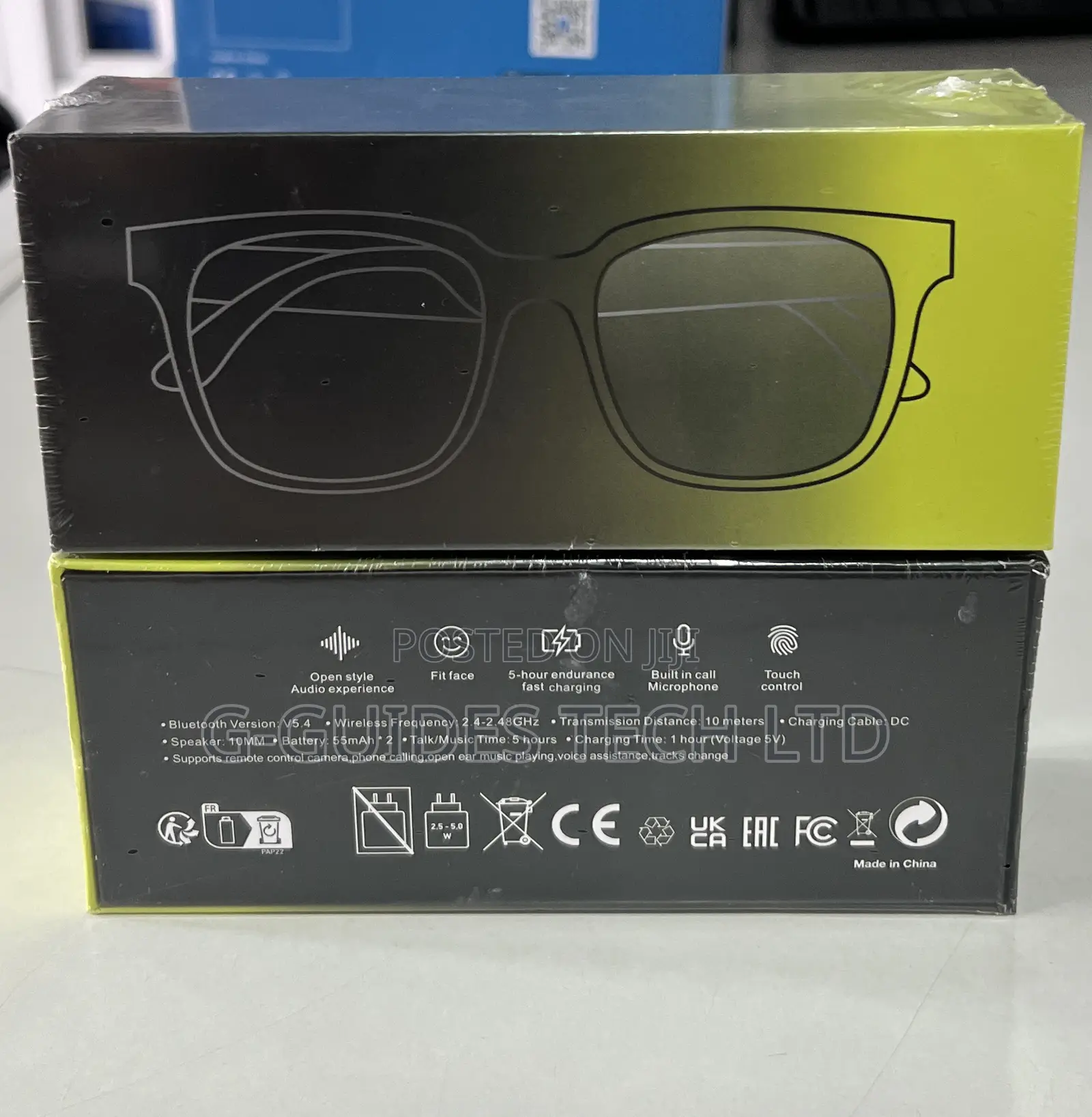 Gs-05 Smart Audio Glasses Bluetooth, Rechargeable, Music