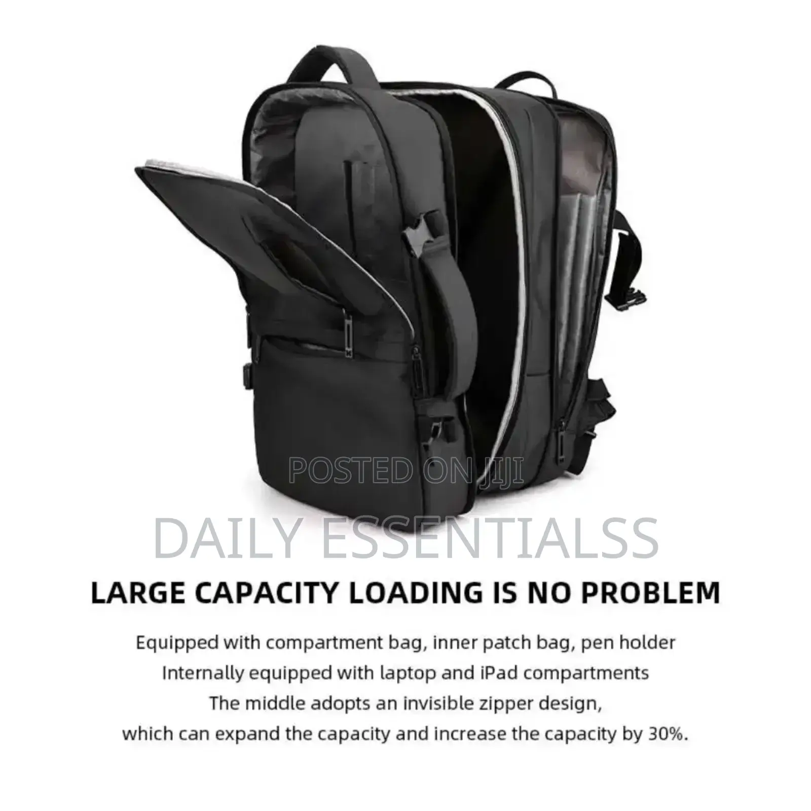 Tech Savy Backpack With Usb Port