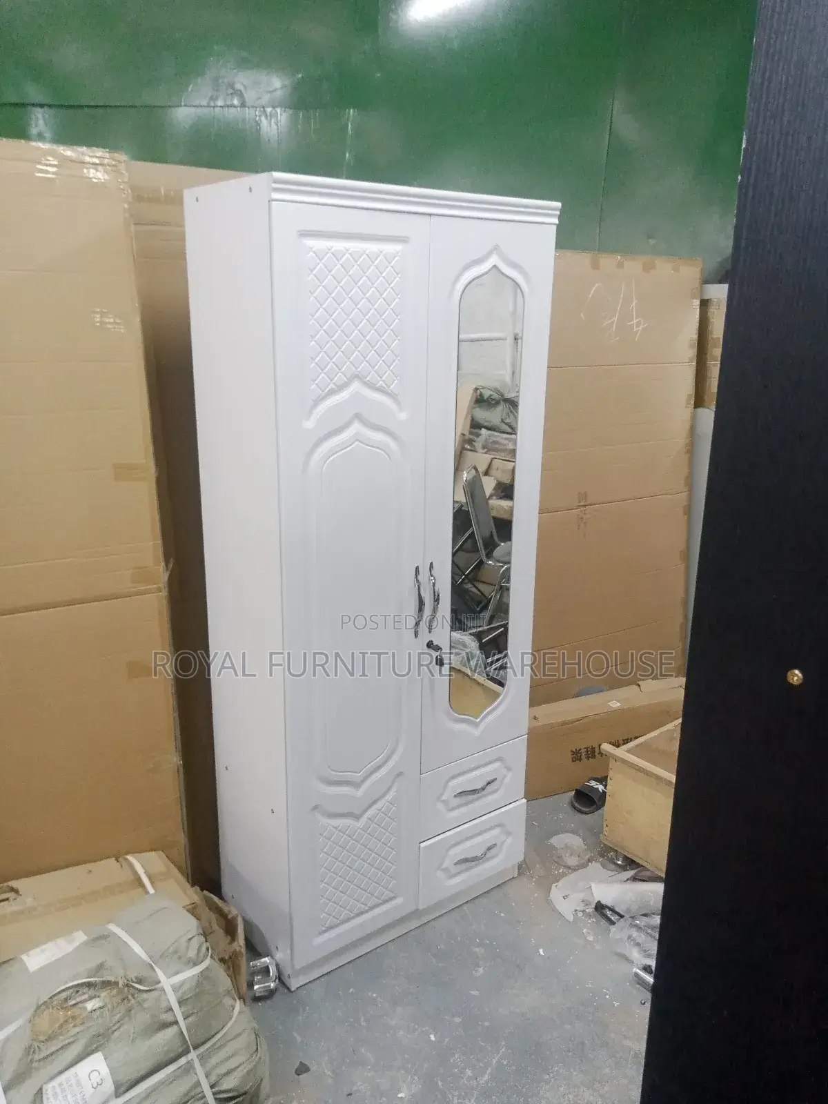 2 Doors Wardrobe