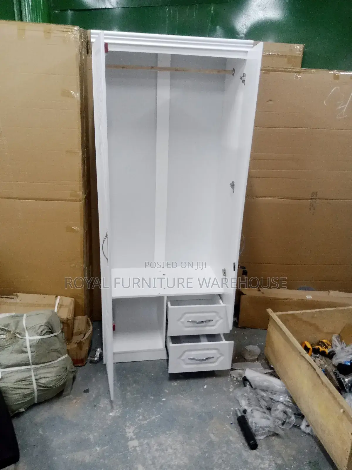2 Doors Wardrobe