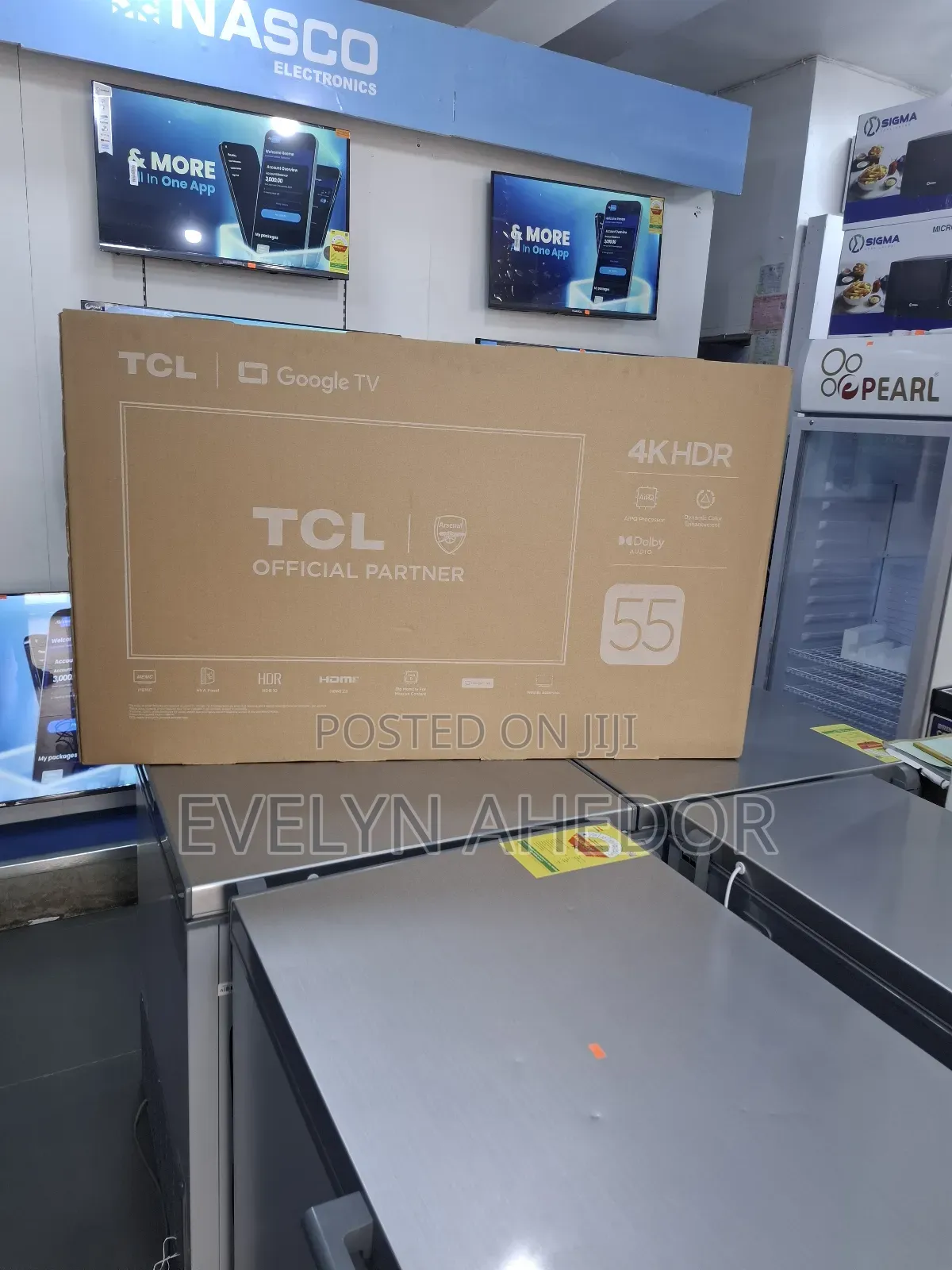 High Picture View of TCL 55 Inches Smart Tv Uhd Available