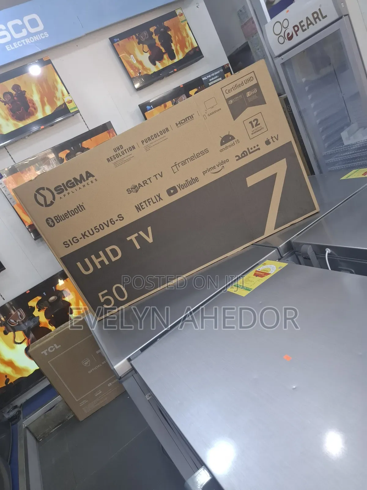 Strong Picture Quality of Sigma 50 Inches Smart Tv Available