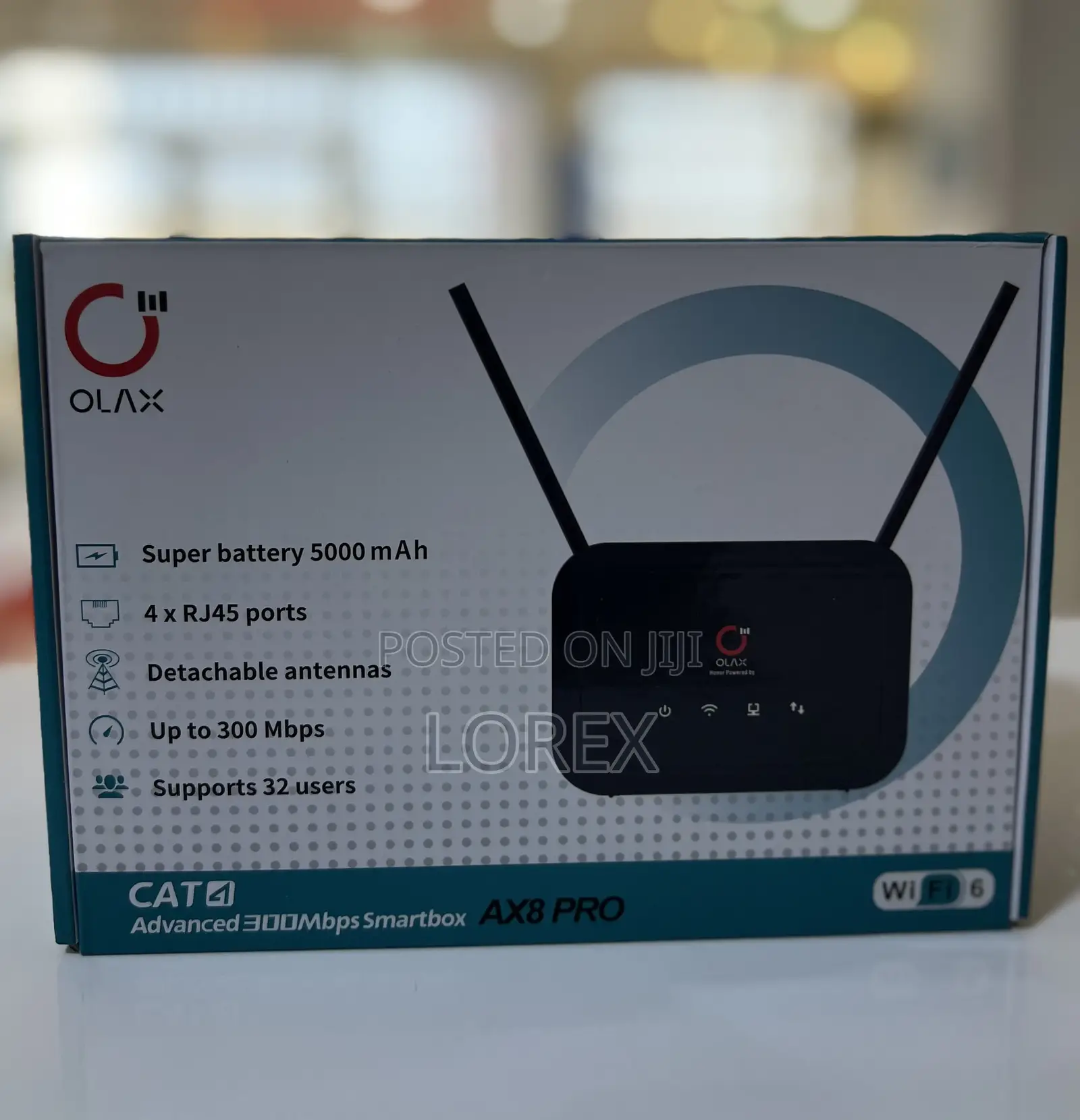 Olax Universal Sim Router Ax8 Pro 4g Lte 300mbps