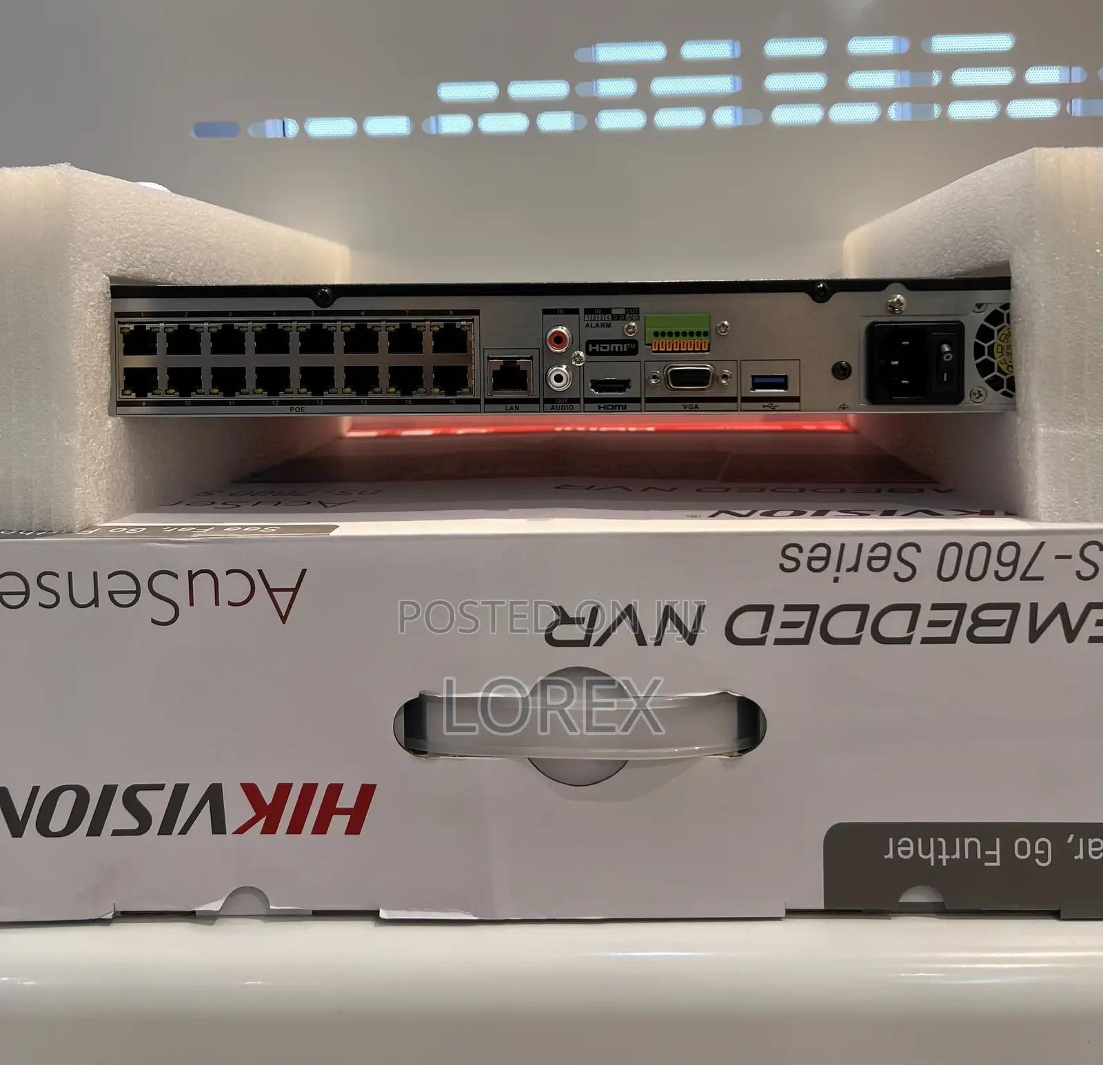 Hikvision 32ch 16p Poe NVR Acusense /8mp 7632nxi-/16p(D)