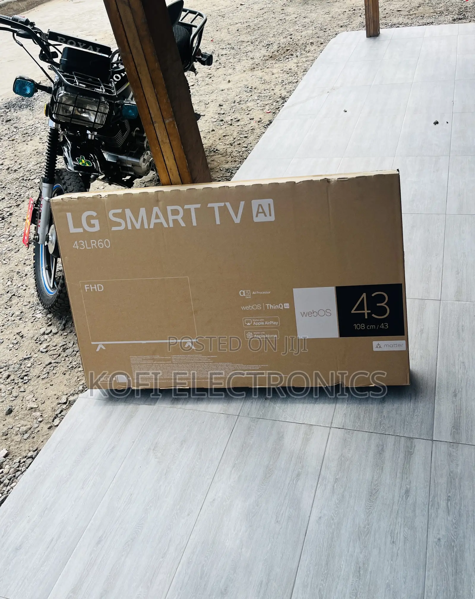 Unique in Box Lg43lr60006 43 Inch Uhd Smart Tv(Black) 