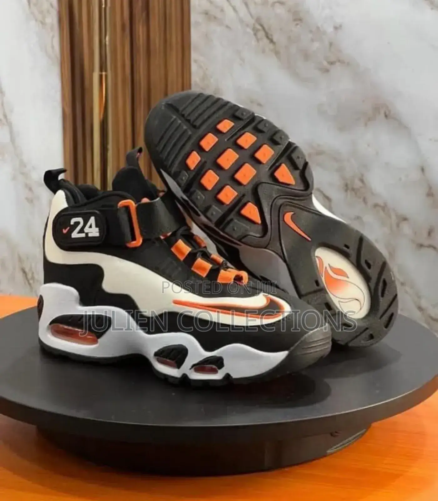 Nike Air Griffey Max 24 Black Orange and White