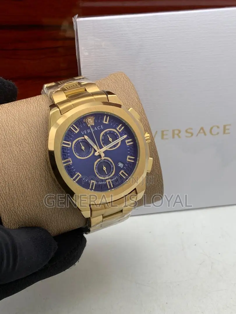 Versace Chronograph Watch Green Dial