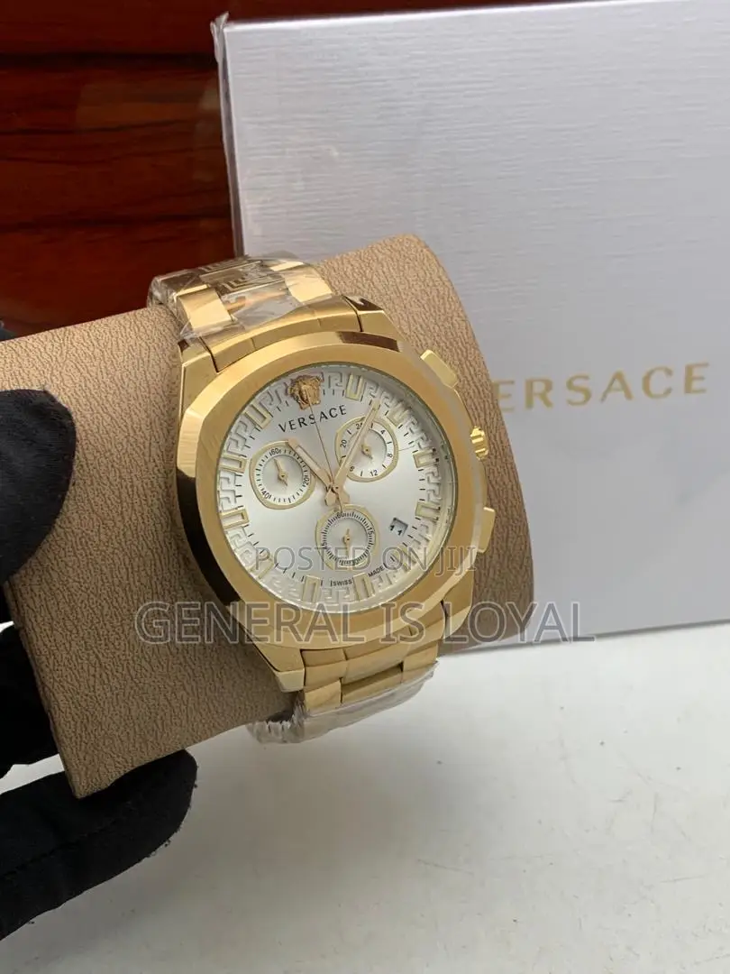 Versace Chronograph Watch Green Dial