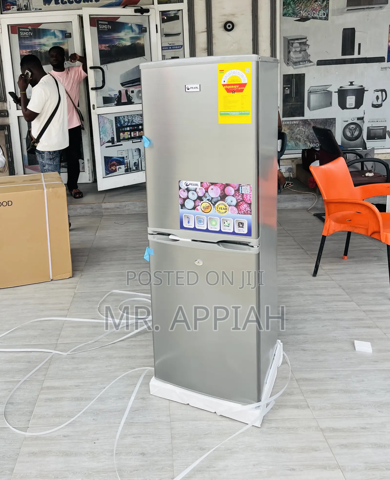 Newly in Stock Pearl Pf -217b -1a 2 Door Electric Fridge.