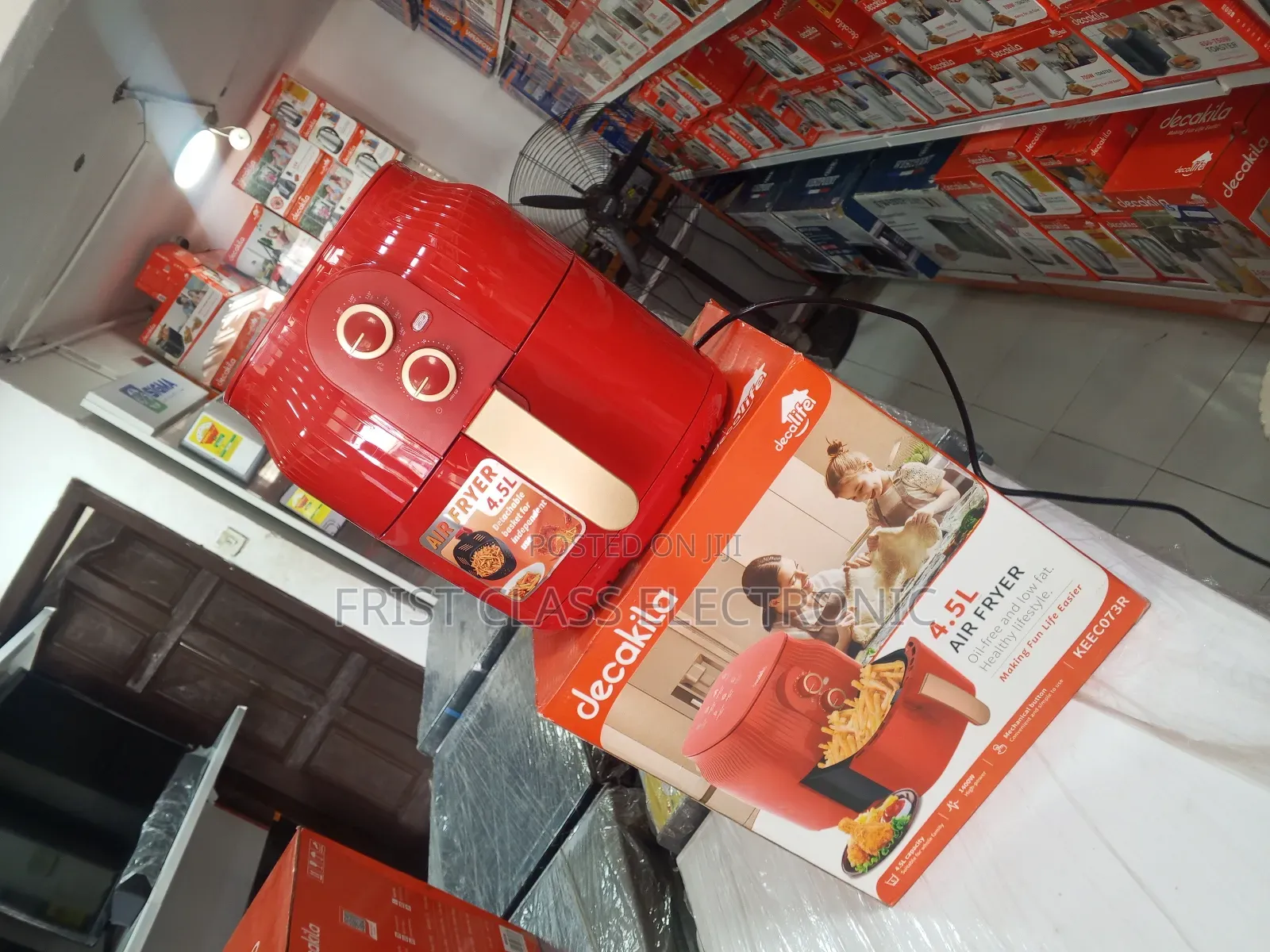 Convenient and Simple to Use Decakila 4.5l Air Fryer
